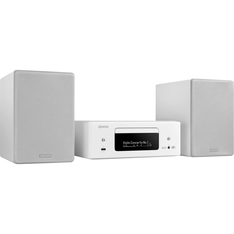 DENON Stereoanlage »CEOL N12DAB« (Bluetooth Digitalradio (DAB+) FM-Tuner UKW mit RDS 130 W) weiß Musikstreaming