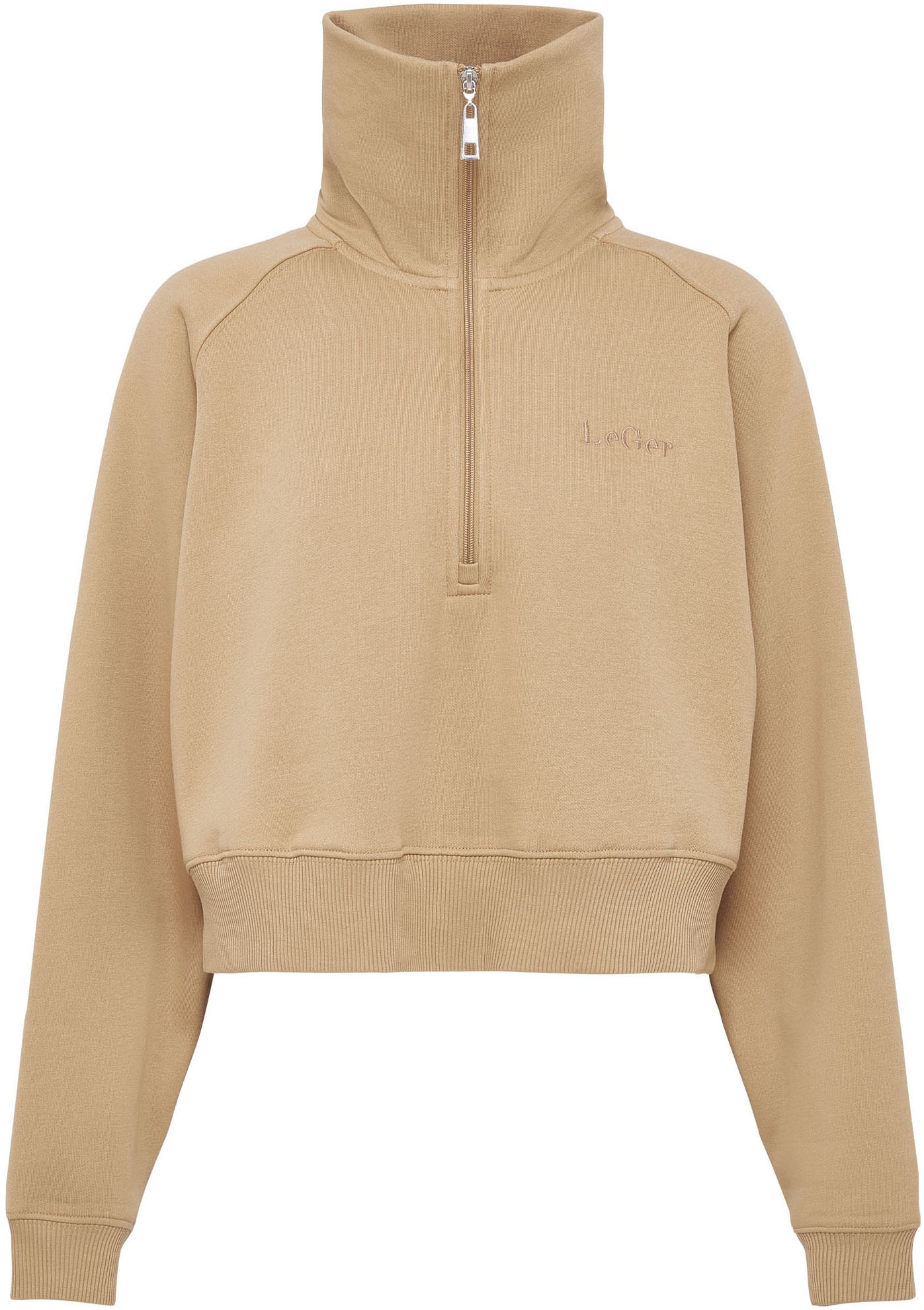 LeGer Sweatshirt »Meret, LeGer by Lena Gercke«, cropped, mit Stehkragen
