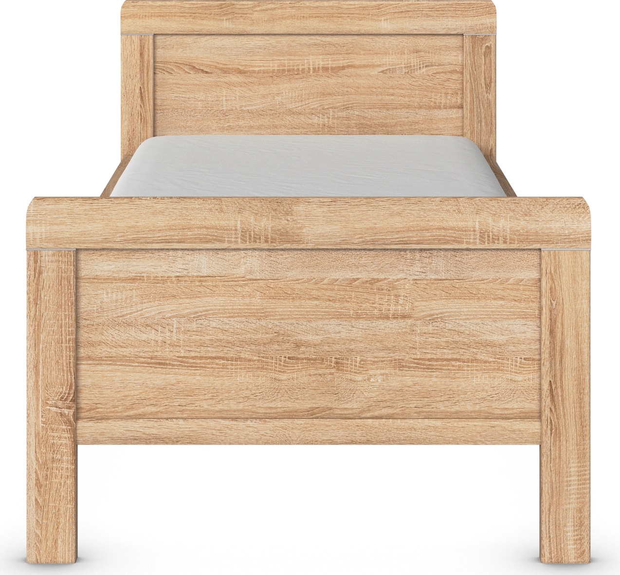 rauch Bett »Bett Einzelbett Stollenbett EVELYN«, in Komforthöhe aus Holzwerkstoff in elegantem Stil MADE IN GERMANY
