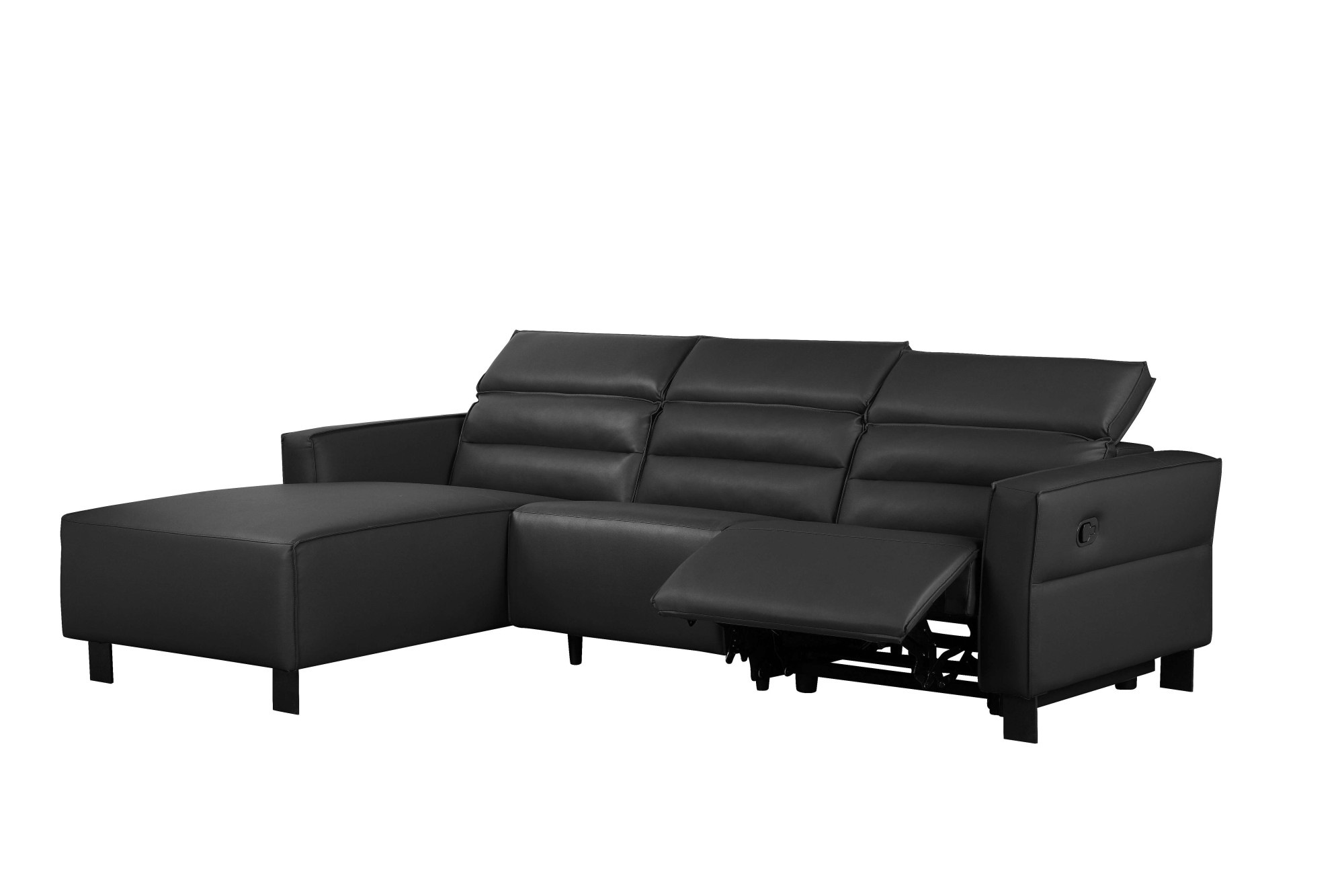 Places of Style Ecksofa »Carpari, L-Form, 263 cm, manuelle o. elektrische Relaxfunktion,«, USB A/C und Kopfteilverstellung