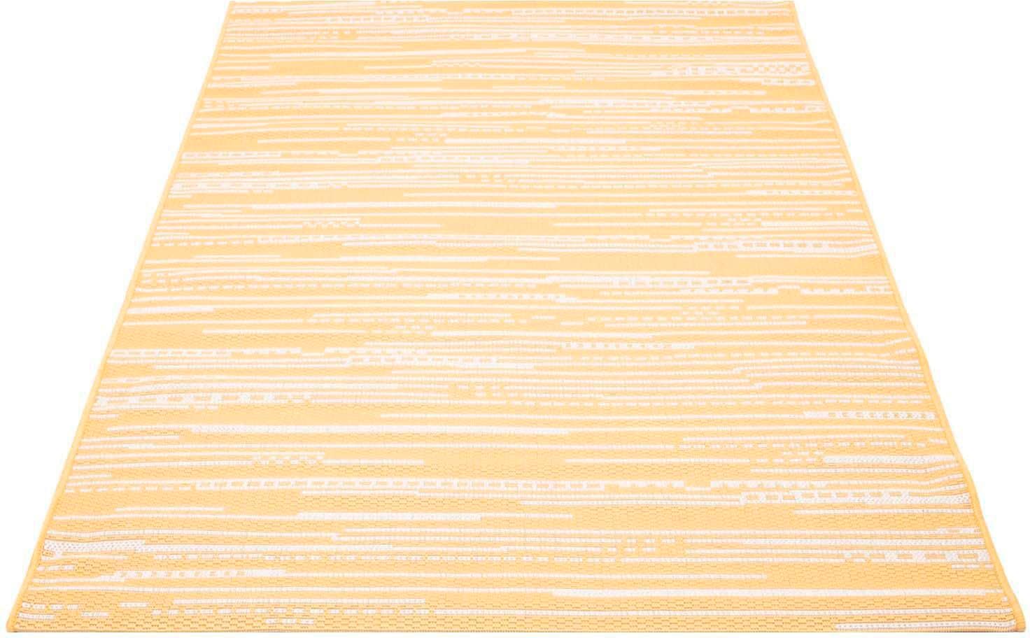 Carpet City Teppich »Sun 600«, rechteckig, In/- Outdoor geeignet, Streifen- günstig online kaufen
