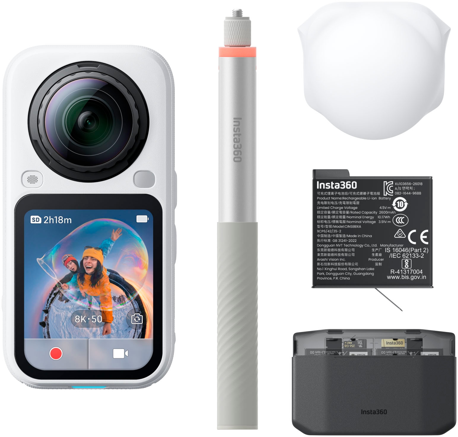 Insta360 360°-Kamera »X6 Essentials Bundle« 8K Bluetooth