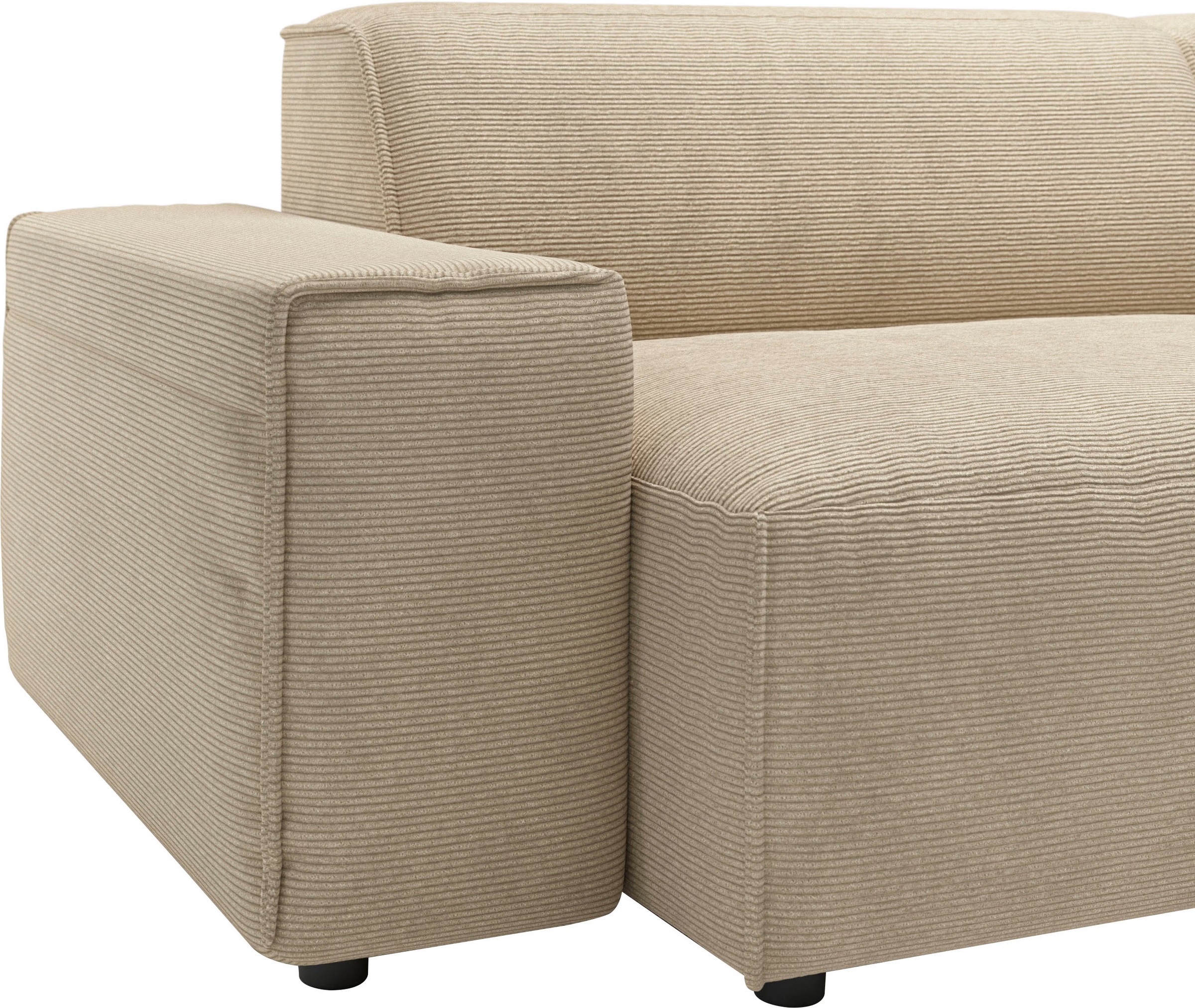andas Ecksofa »Glimminge auch in Breitcord, Feincord, Bouclé + Easy care-Bezug«, L-Form, Breite 294, Zierkissen