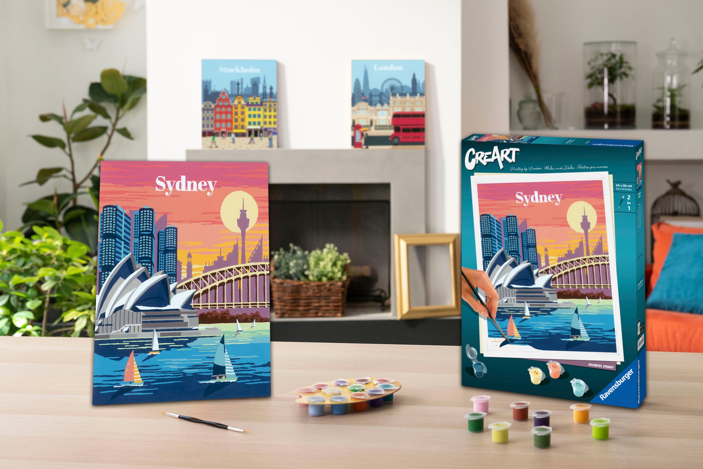 Ravensburger Malen nach Zahlen »CreArt, Colorful Sydney«, Made in Europe