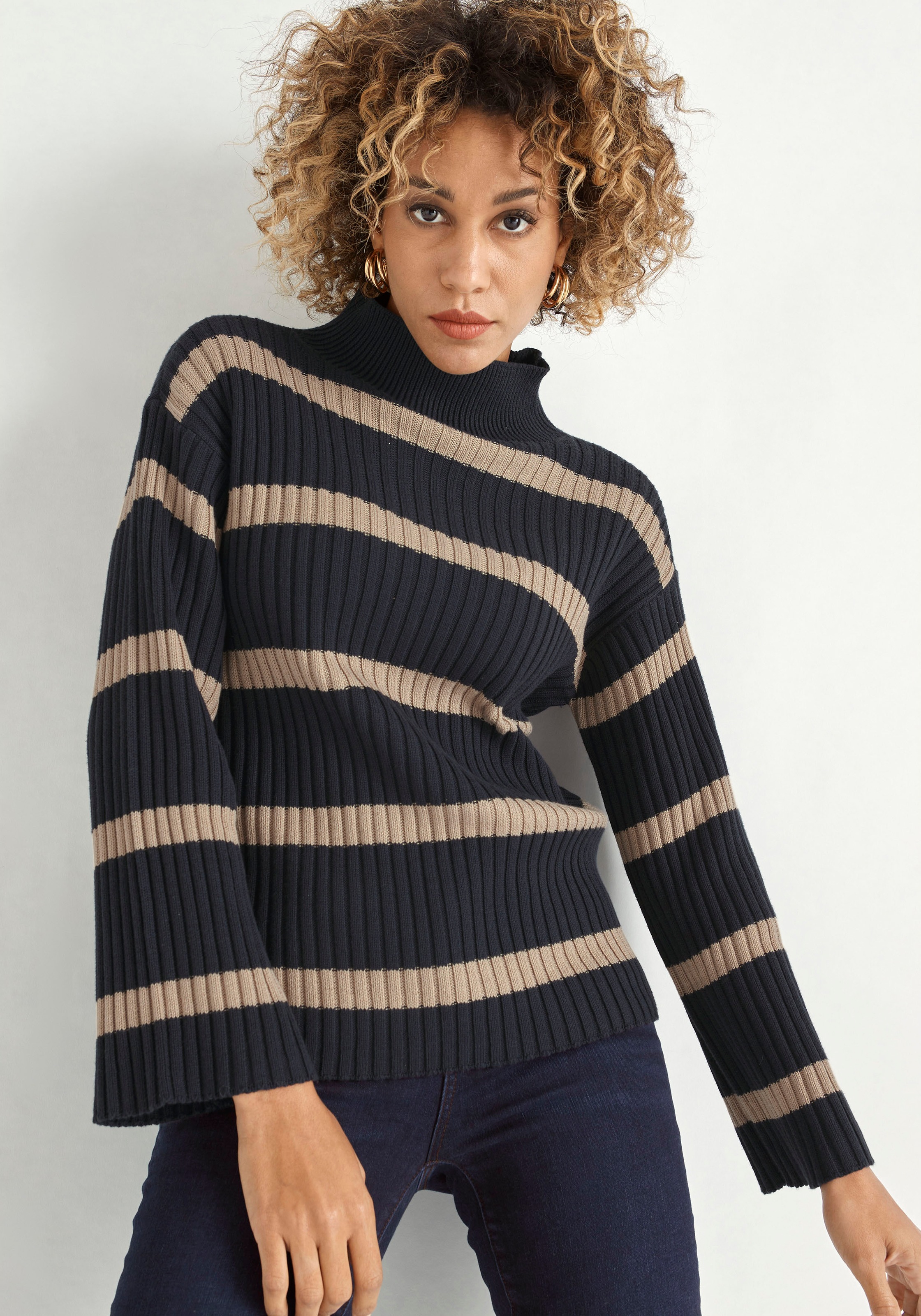 HECHTER PARIS Strickpullover, oversized mit weiten Ärmeln kaufen