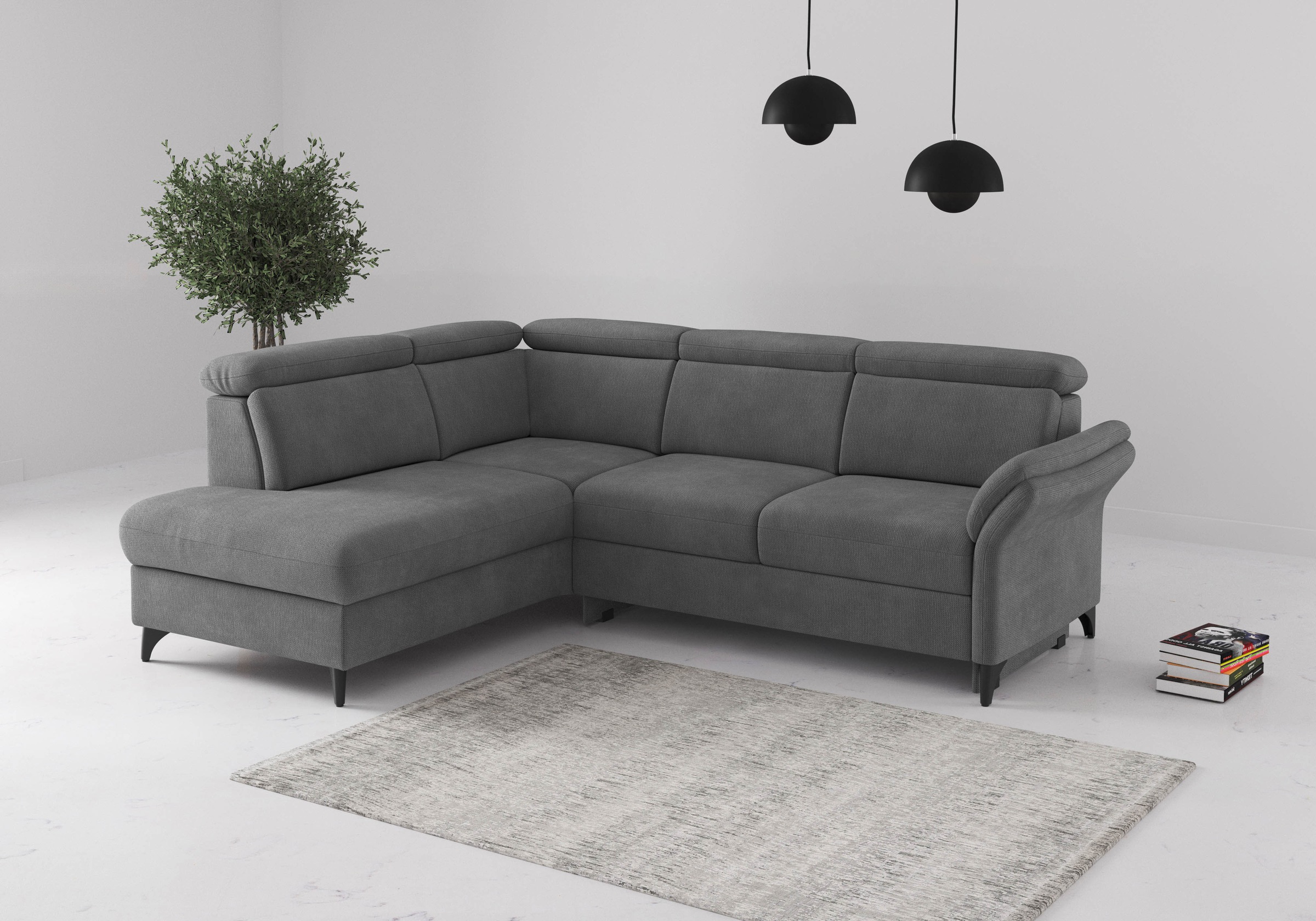 sit&more Ecksofa »Glendale« inkl. Kopfteilverstellung,wahlweise mit Vorzieh günstig online kaufen