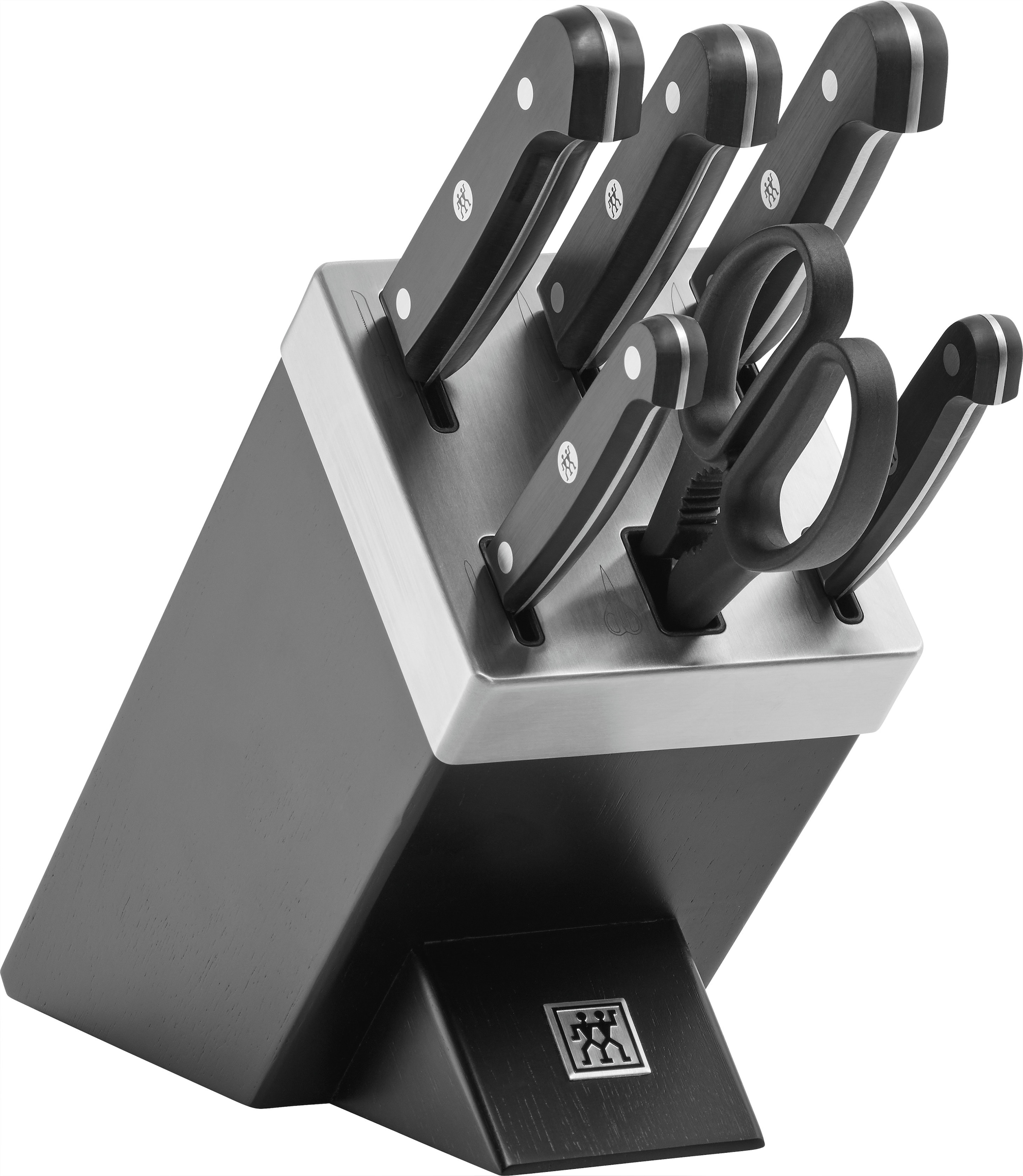 ZWILLING Messerblock »Gourmet« 7 Stk. selbstschärfend schwarz