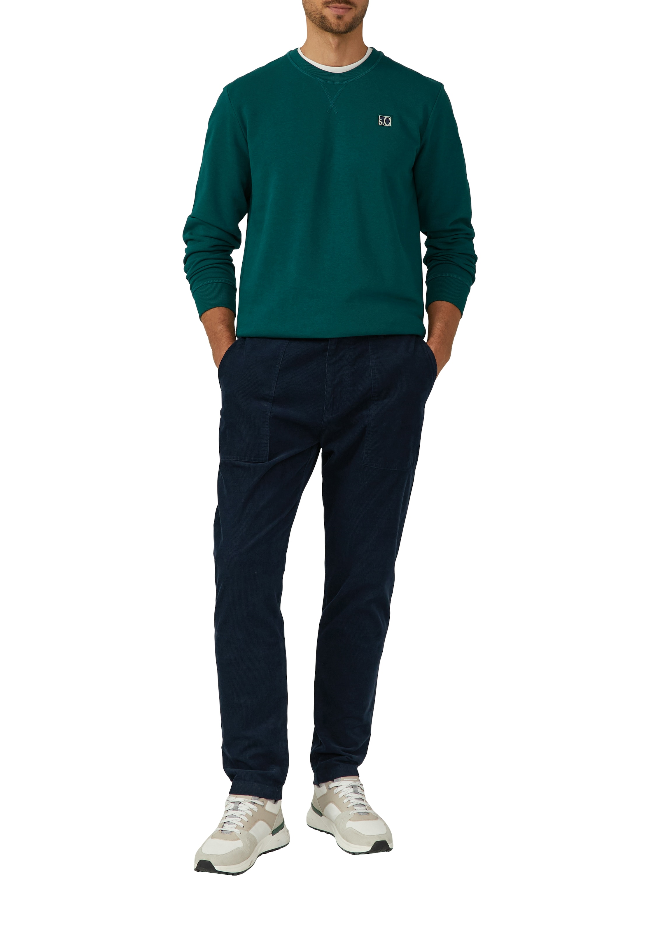 s.Oliver Sweatshirt, mit Logo Stickerei