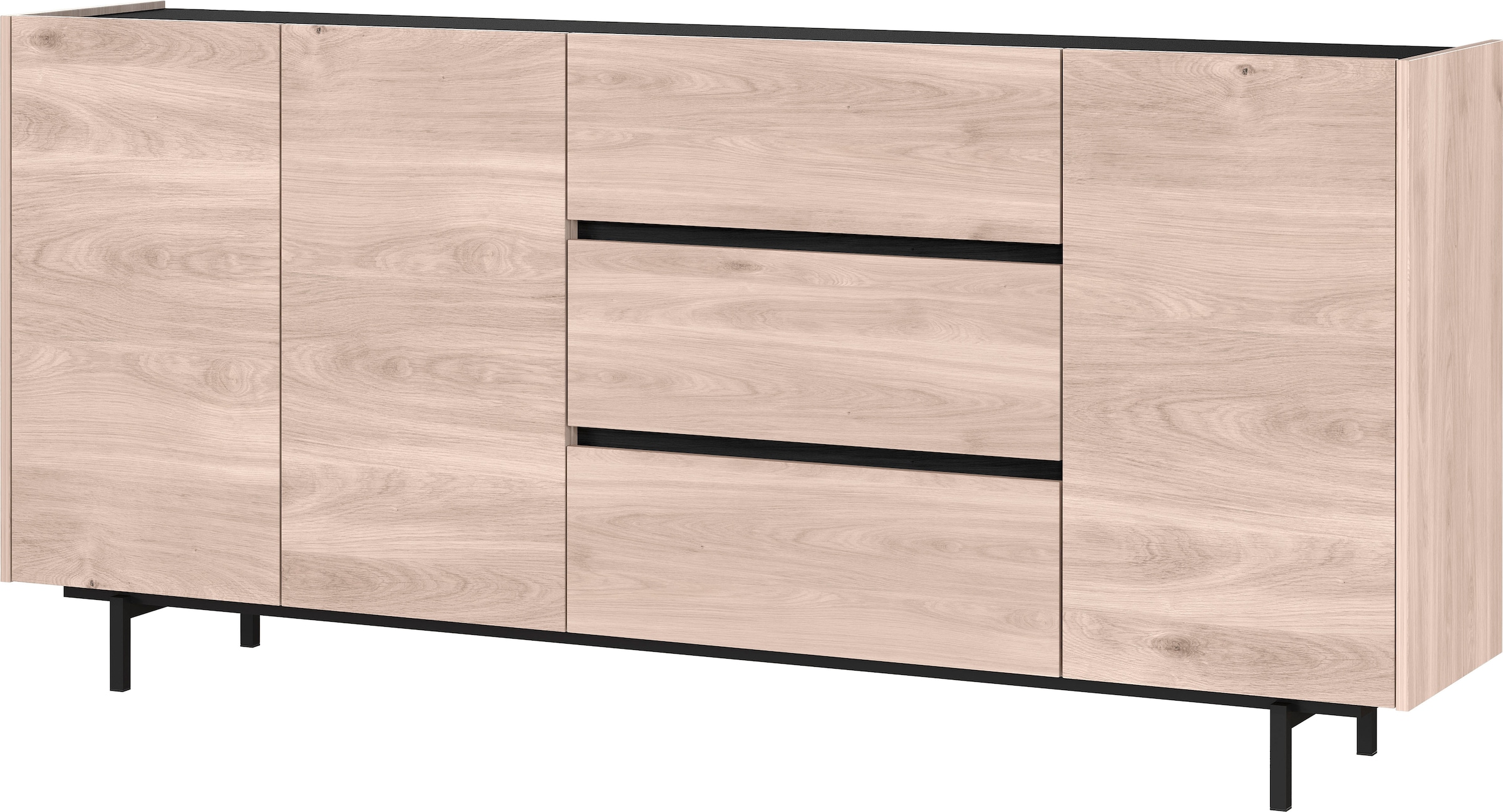 GERMANIA Sideboard »Cantoria«, Design bei Türen griffloses Soft Schubladen, close-Funktion und Rechnung kaufen auf