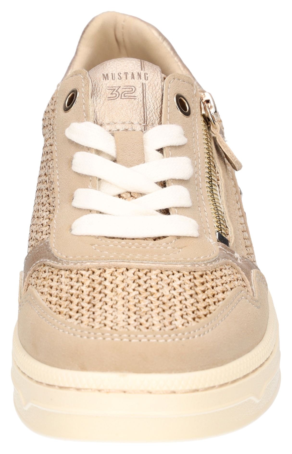 Mustang Shoes Sneaker, Plateausneaker, Schnürschuh mit Glitzernieten