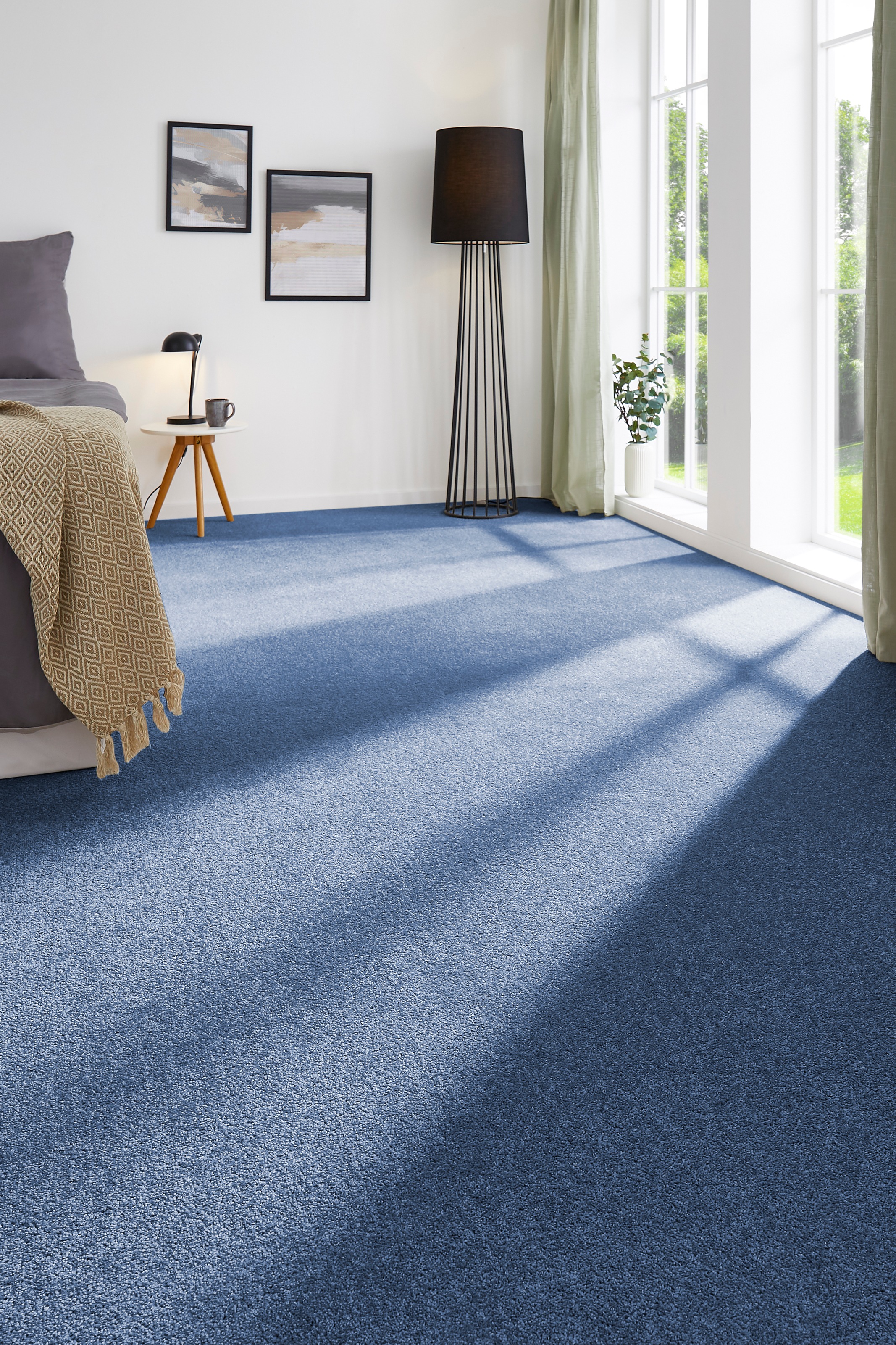 my home Teppichboden »Isabella, Velours, Made in Netherlands«, rechteckig, günstig online kaufen