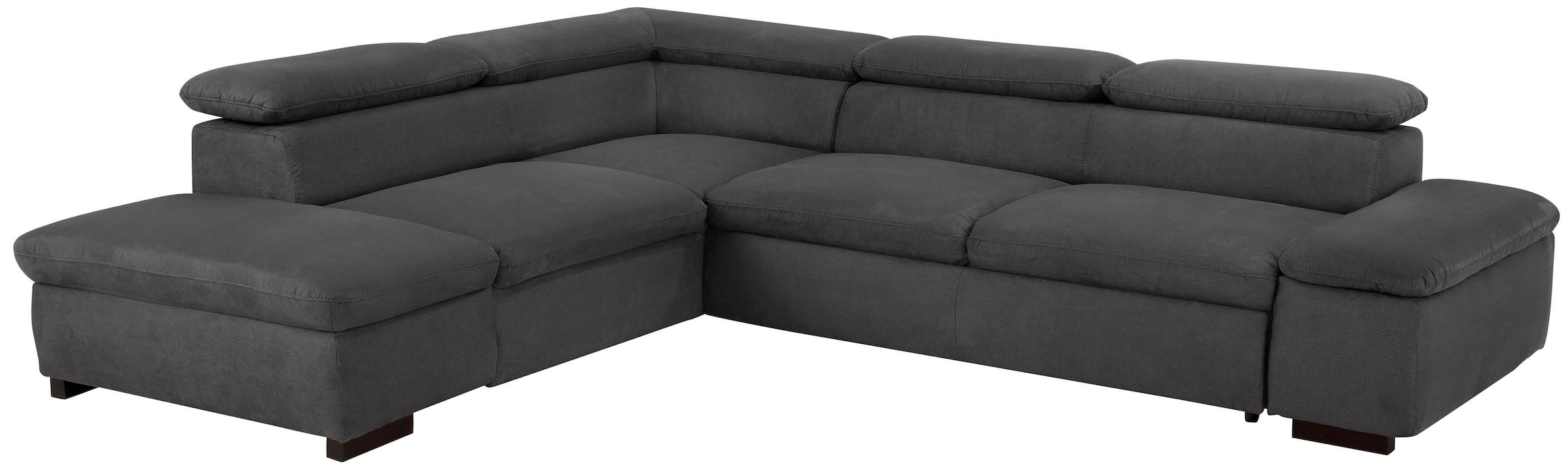 Home affaire Ecksofa »Alberto L-Form«, mit Kopfteilverstellung, wahlweise mit Bettfunktion