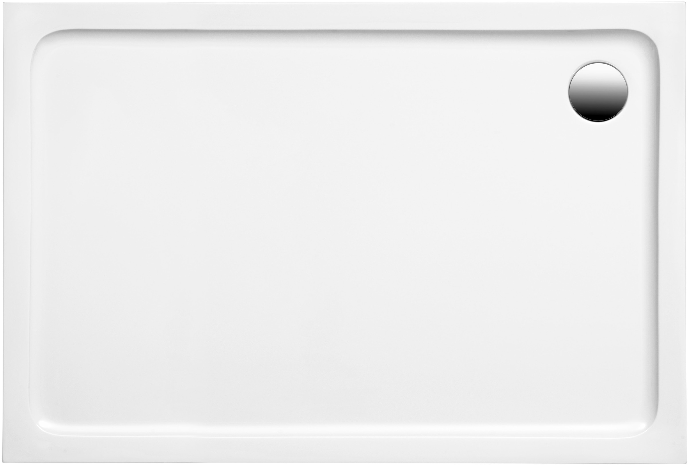 OTTOFOND Duschwanne, (Set), 120x80x3 cm, mit Wannenträger, Ablaufgarnitur und Fugendichtband