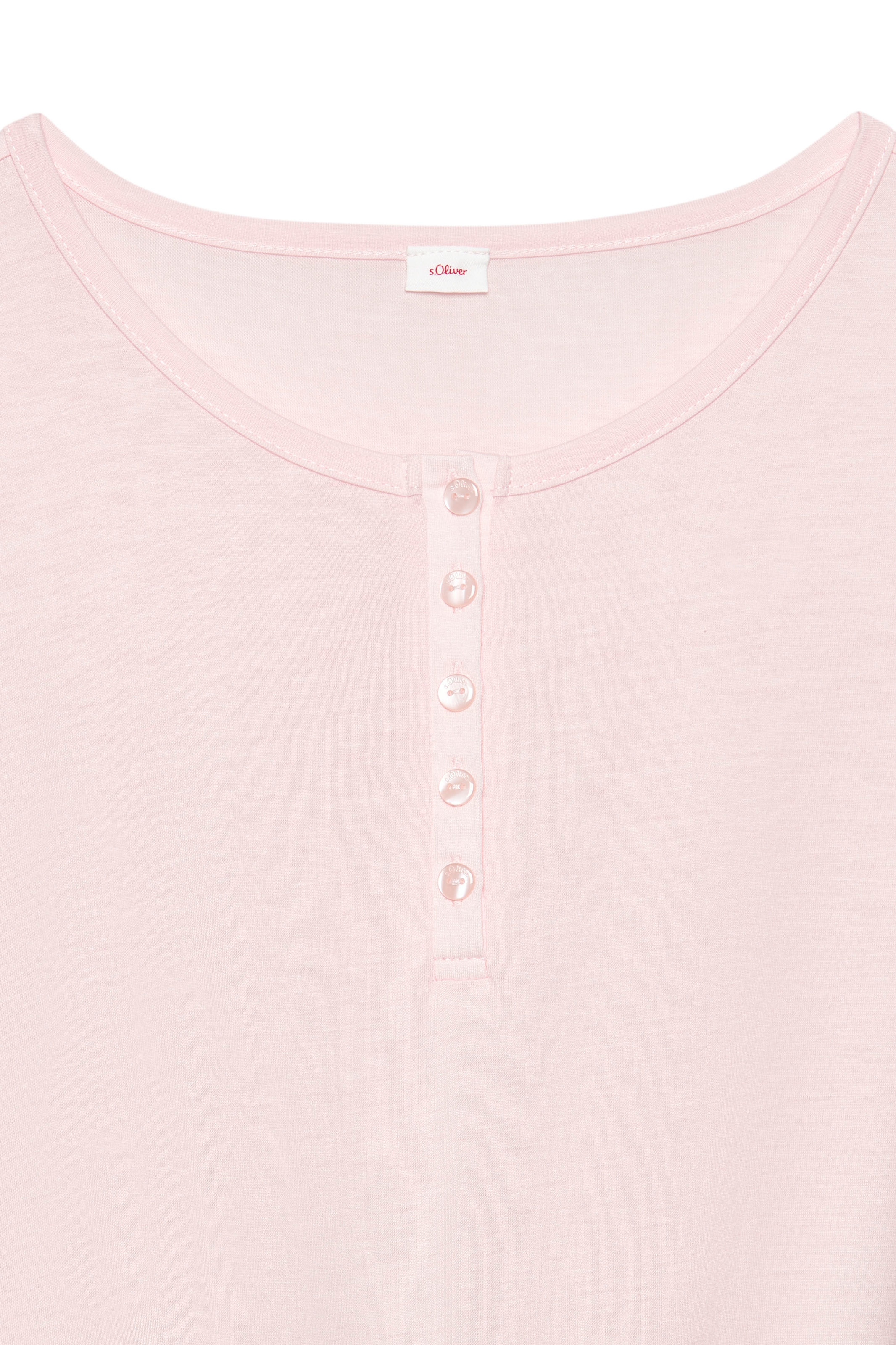 s.Oliver Pyjamaoberteil, mit Knopfleiste