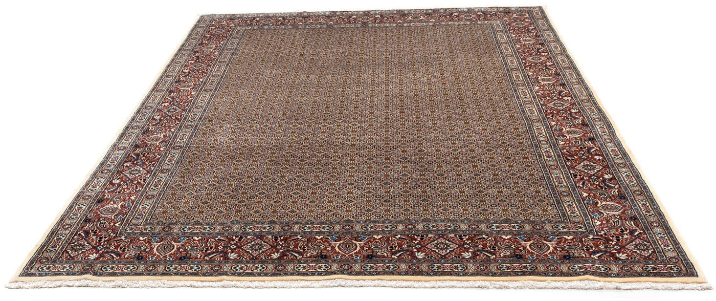 morgenland Wollteppich »Moud Stark Gemustert Beige 195 x 151 cm«, rechtecki günstig online kaufen