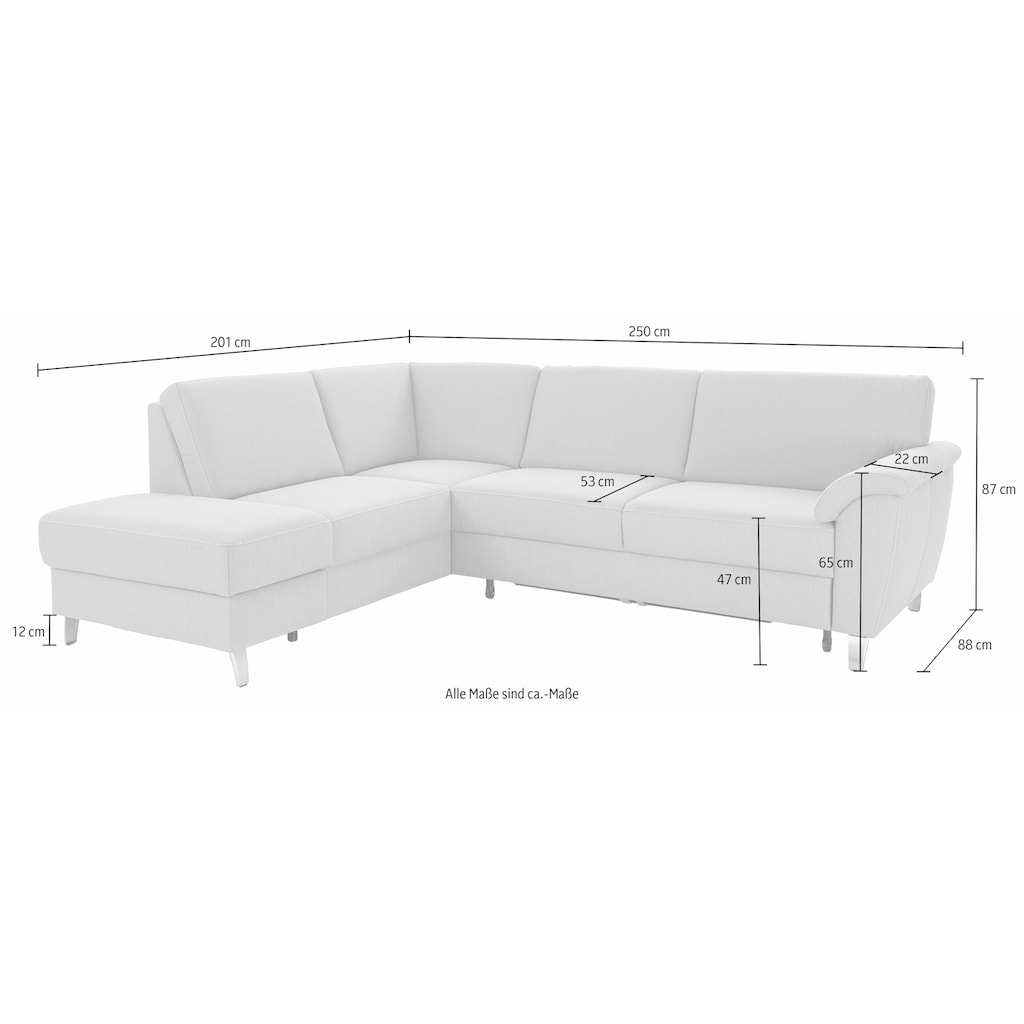 sit&more Ecksofa »Texel«