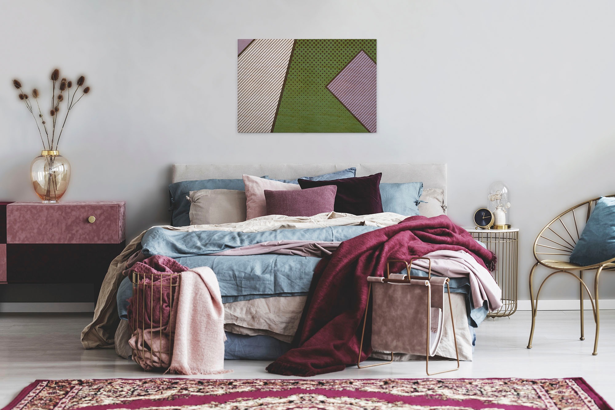 A.S. Création Leinwandbild »pattern play 3«, Kunst-Modern-Kinder, (1 St.), Keilrahmen Bild Grafisch Geometrisch Leinwand-Bild Wohnzimmer modern