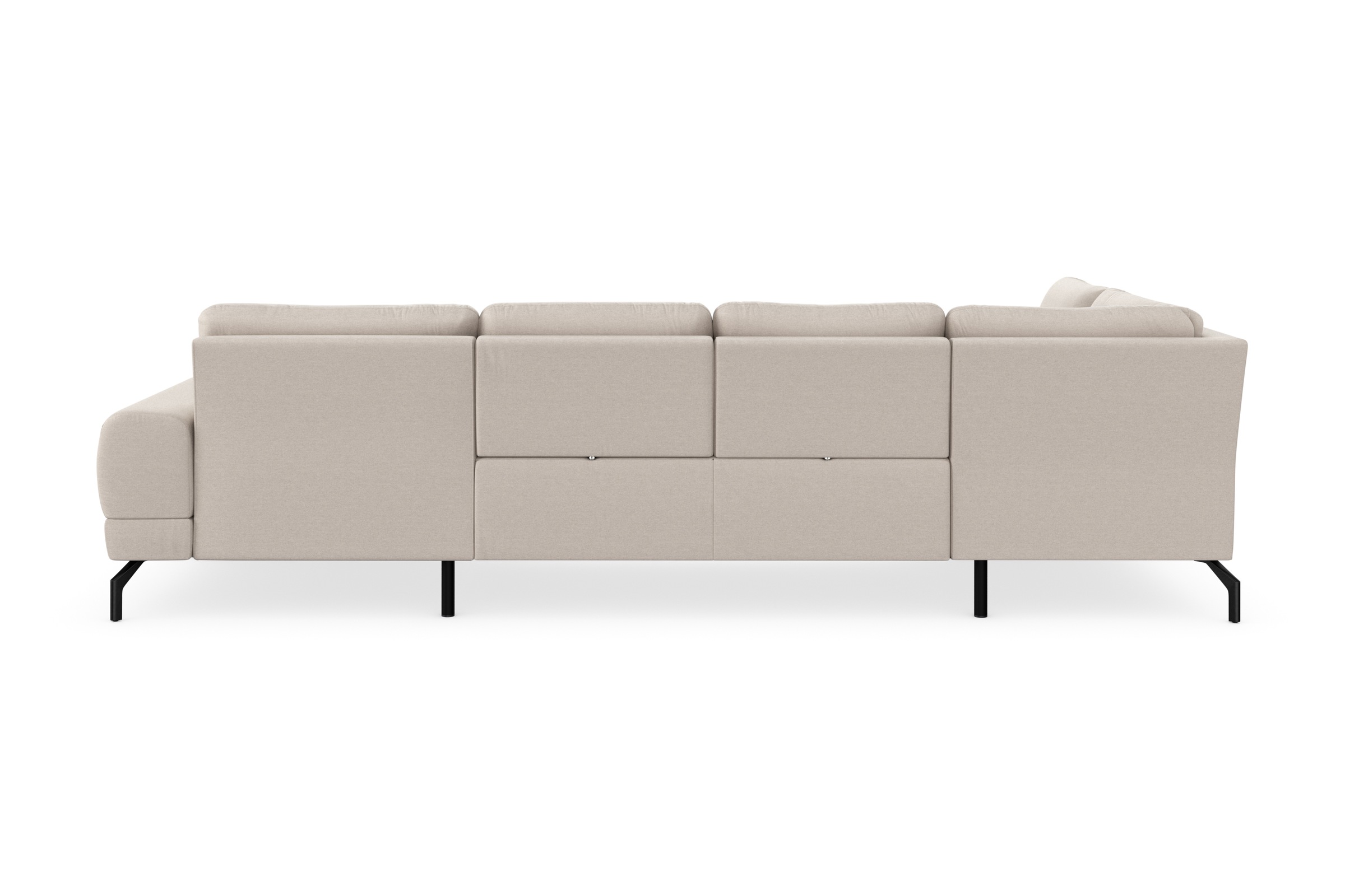 sit&more Wohnlandschaft »Cinturo U-Form«, inklusive Sitztiefenverstellung und Federkern, Sitzhöhe 48 cm
