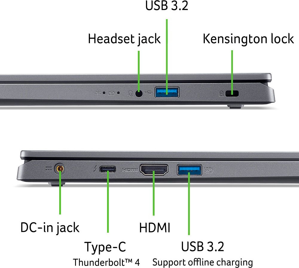 Acer Notebook »A15-51M-50SF«, 39,62 cm, / 15,6 Zoll, Intel, Core 5, Intel Graphics, 512 GB SSD