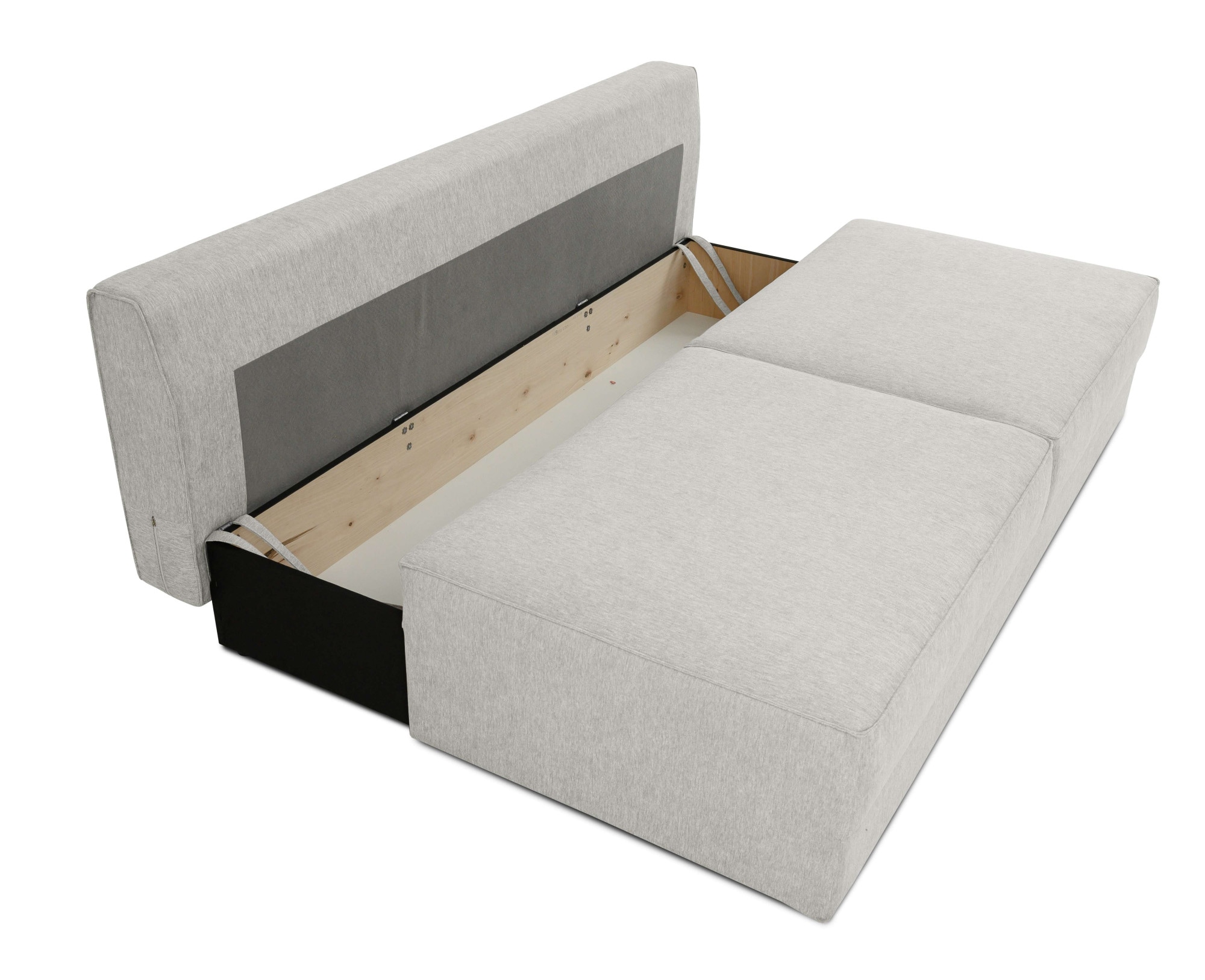INOSIGN Schlafsofa »Simonton 3-Sitzer, Breite 202 cm«, Liegefläche 202x146 cm, inkl. Bettkasten, weicher Struktur-Stoff