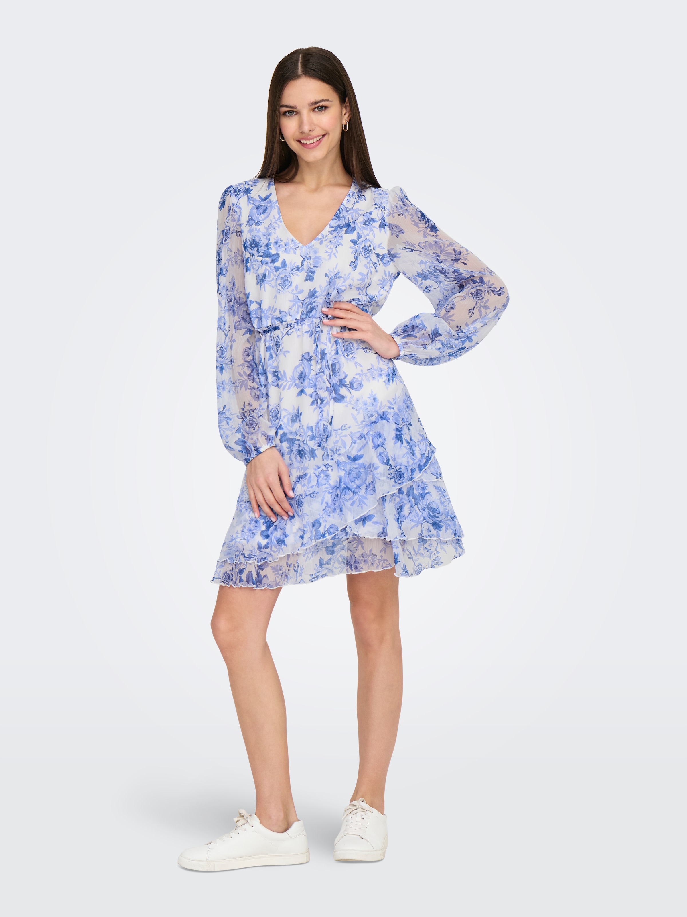ONLY Minikleid »ONLMIRIAM LIFE L/S LAYERED DRESS PTM«