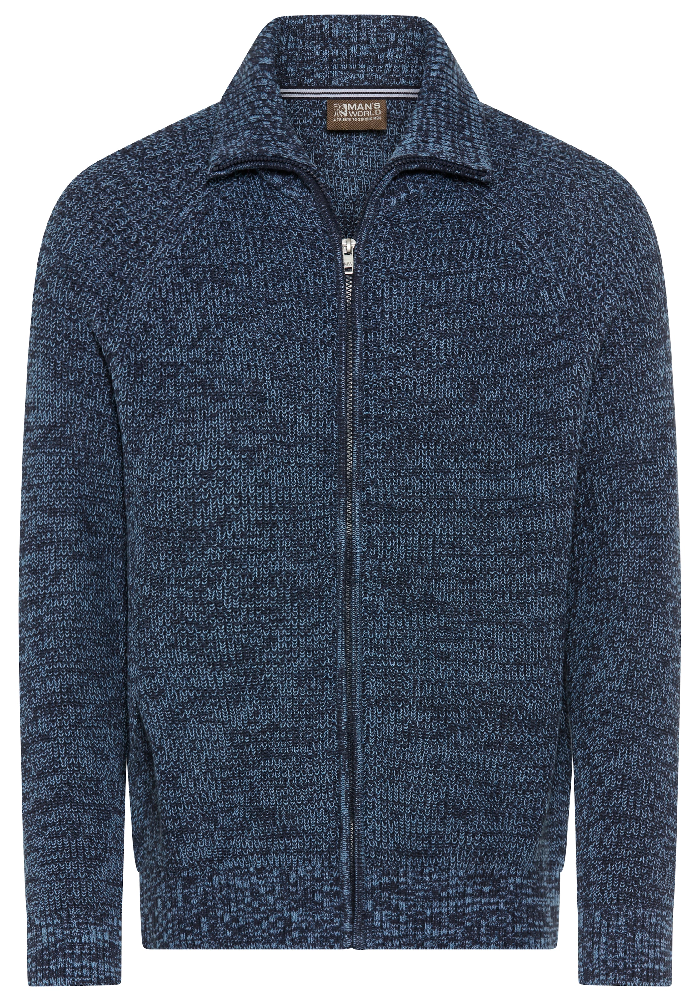 Man's World Strickjacke »Neue Kollektion!«, mit Stehkragen