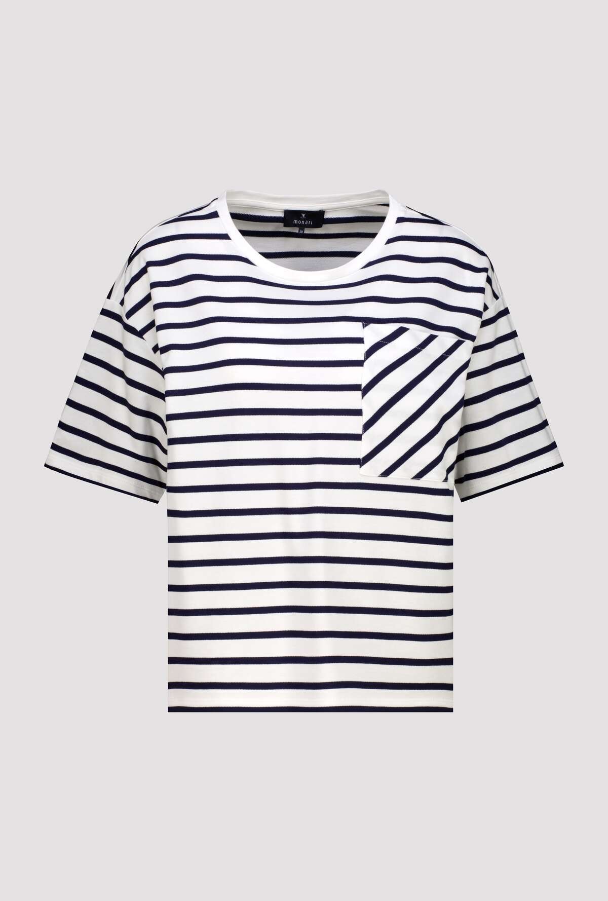 Monari T-Shirt Regular fit mit Rundhalsausschnitt