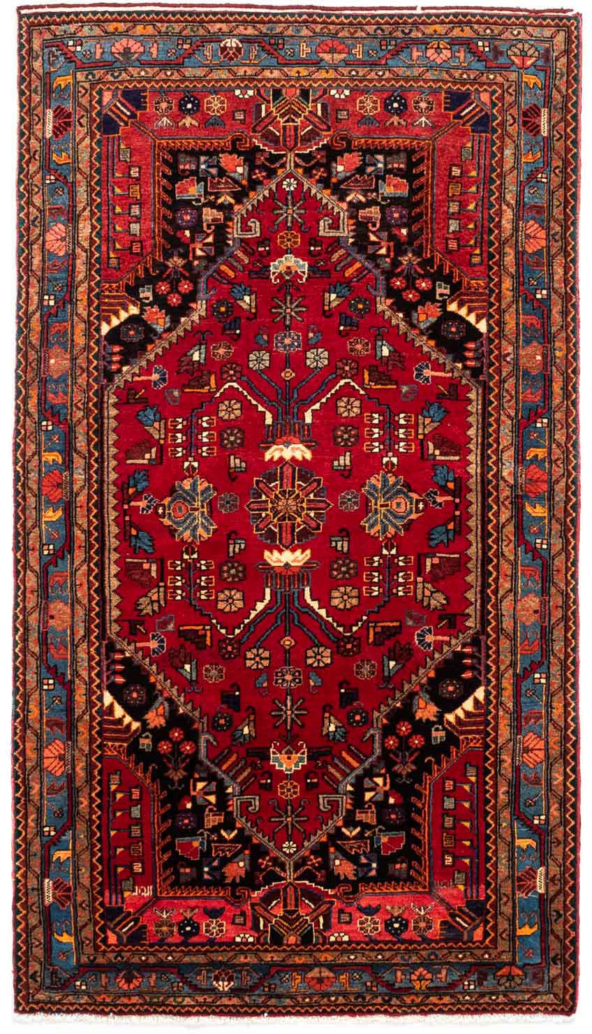 morgenland Wollteppich »Shiraz Medaillon 272 x 183 cm«, rechteckig, 1 mm Hö günstig online kaufen