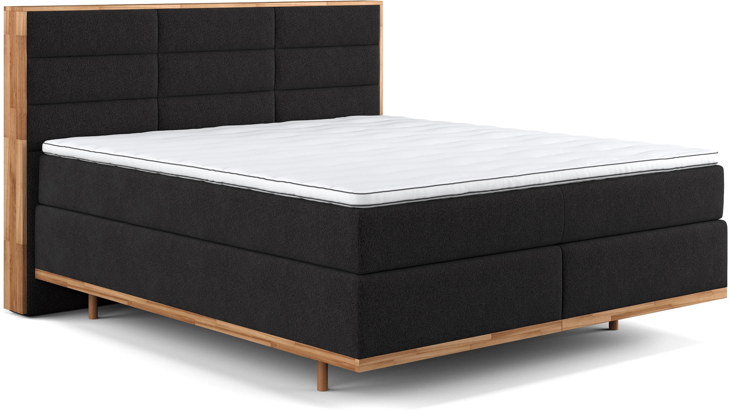 Home affaire Boxspringbett "Gribelle", Boxspringbett, Inklusive Topper günstig online kaufen