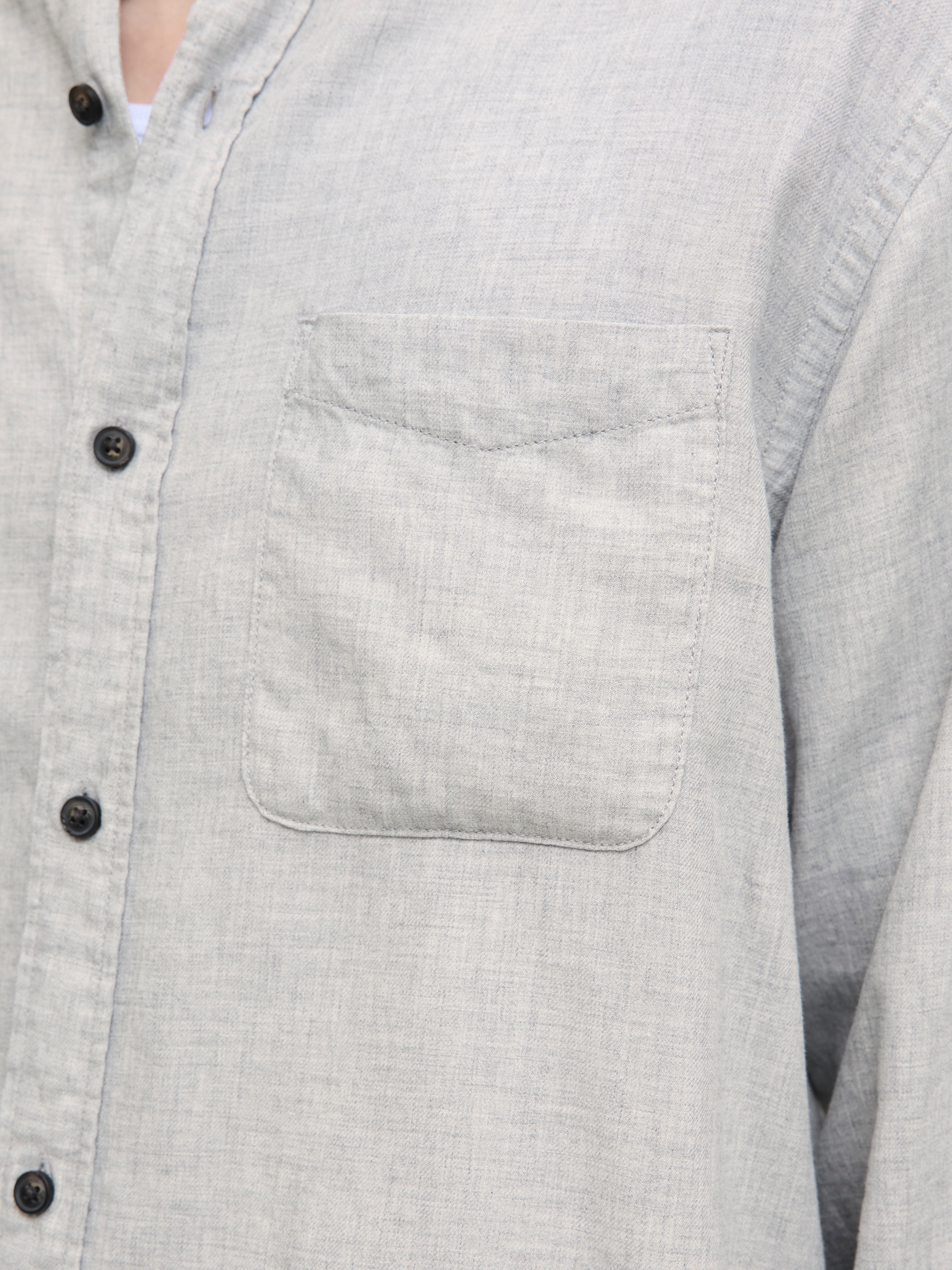 Jack & Jones Langarmhemd »JJEBAND MELANGE SHIRT L/S SN«