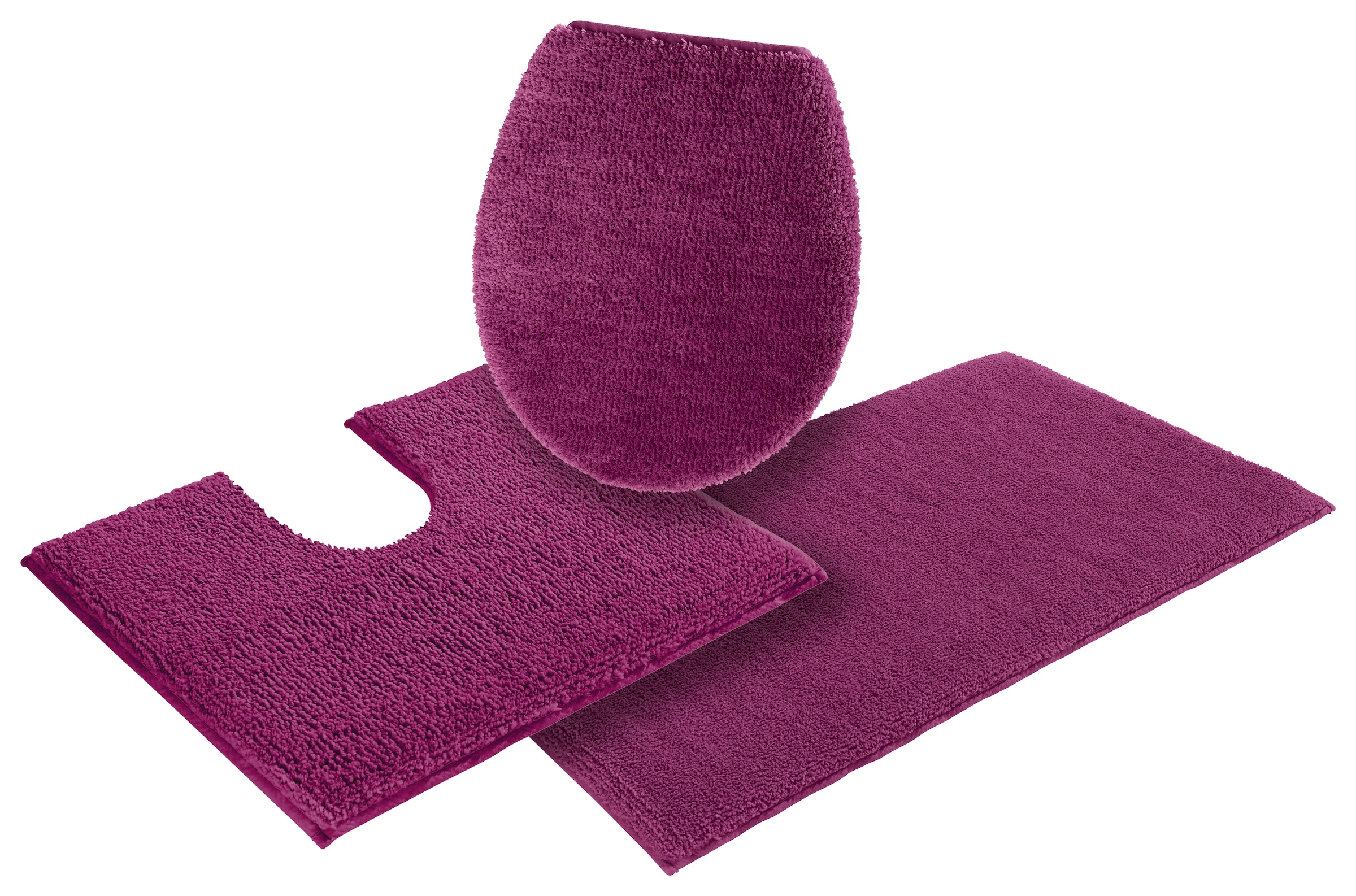 my home Badematte »Vanessa, Badvorleger, Badezimmer Teppich«, rutschhemmend günstig online kaufen