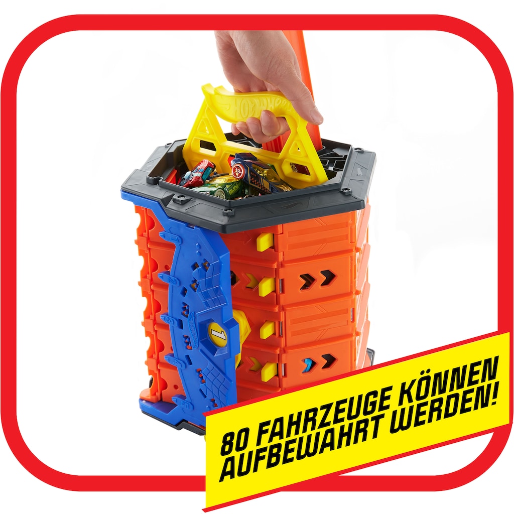 Hot Wheels Autorennbahn »2in1 Spielset & Box«, inkl. 1 Spielzeugauto