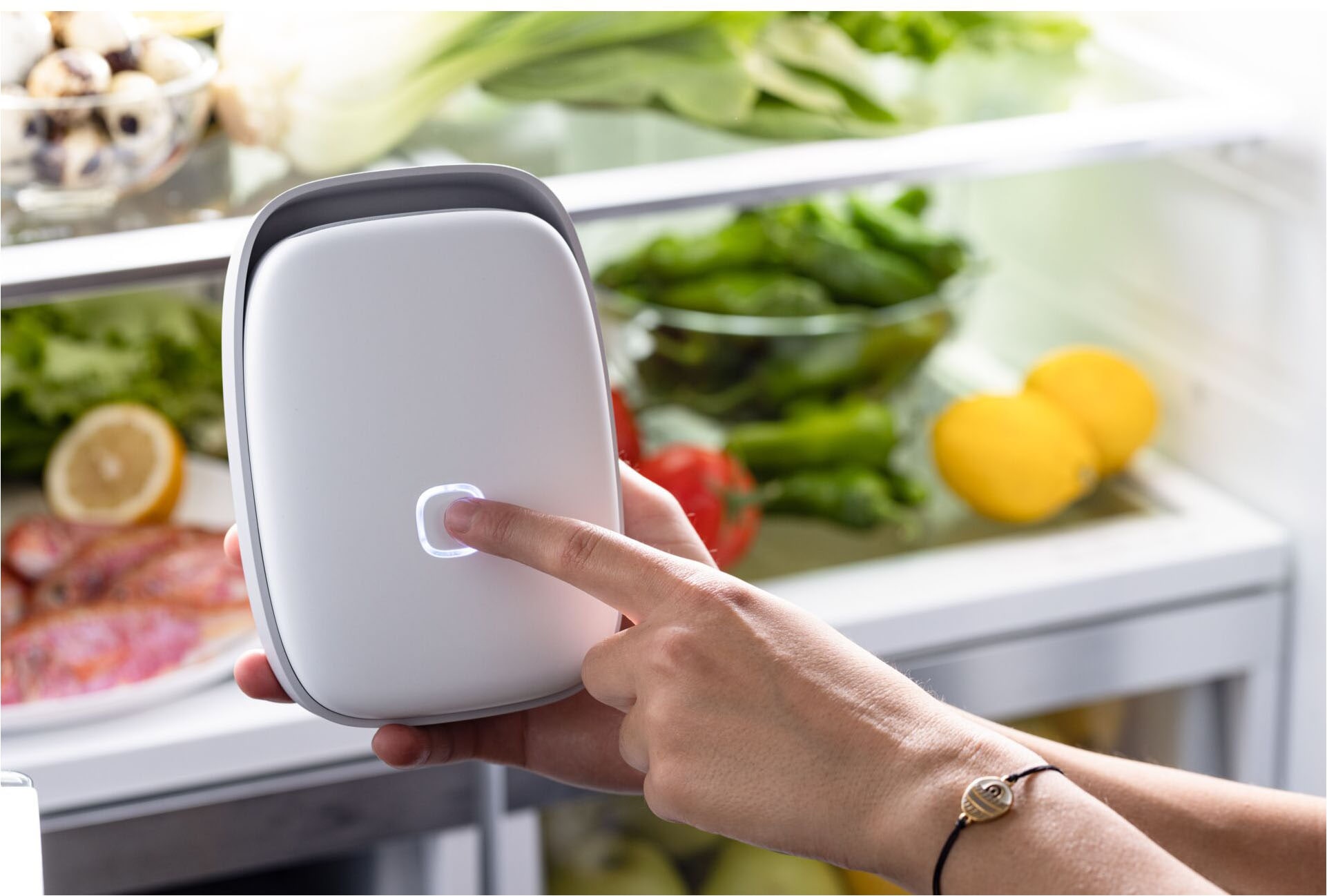 Vitesy Luftreiniger »Shelfy – Smarte Frischeverlängerung für deinen Kühlschrank«, reduzierte Bakterien, verlängert Haltbarkeit, gegen Schimmel