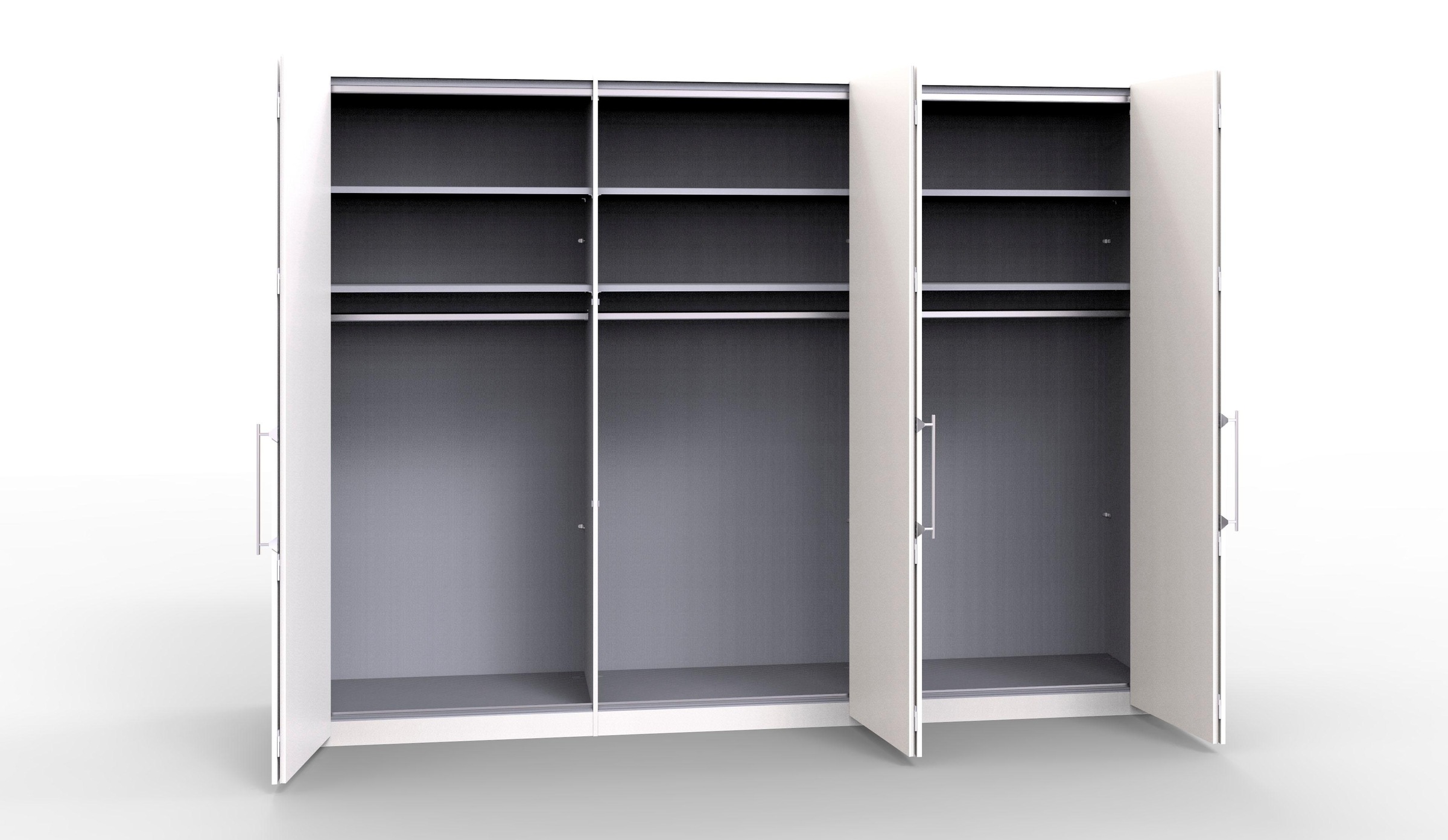 WIEMANN Falttürenschrank »Loft«, Glasfront