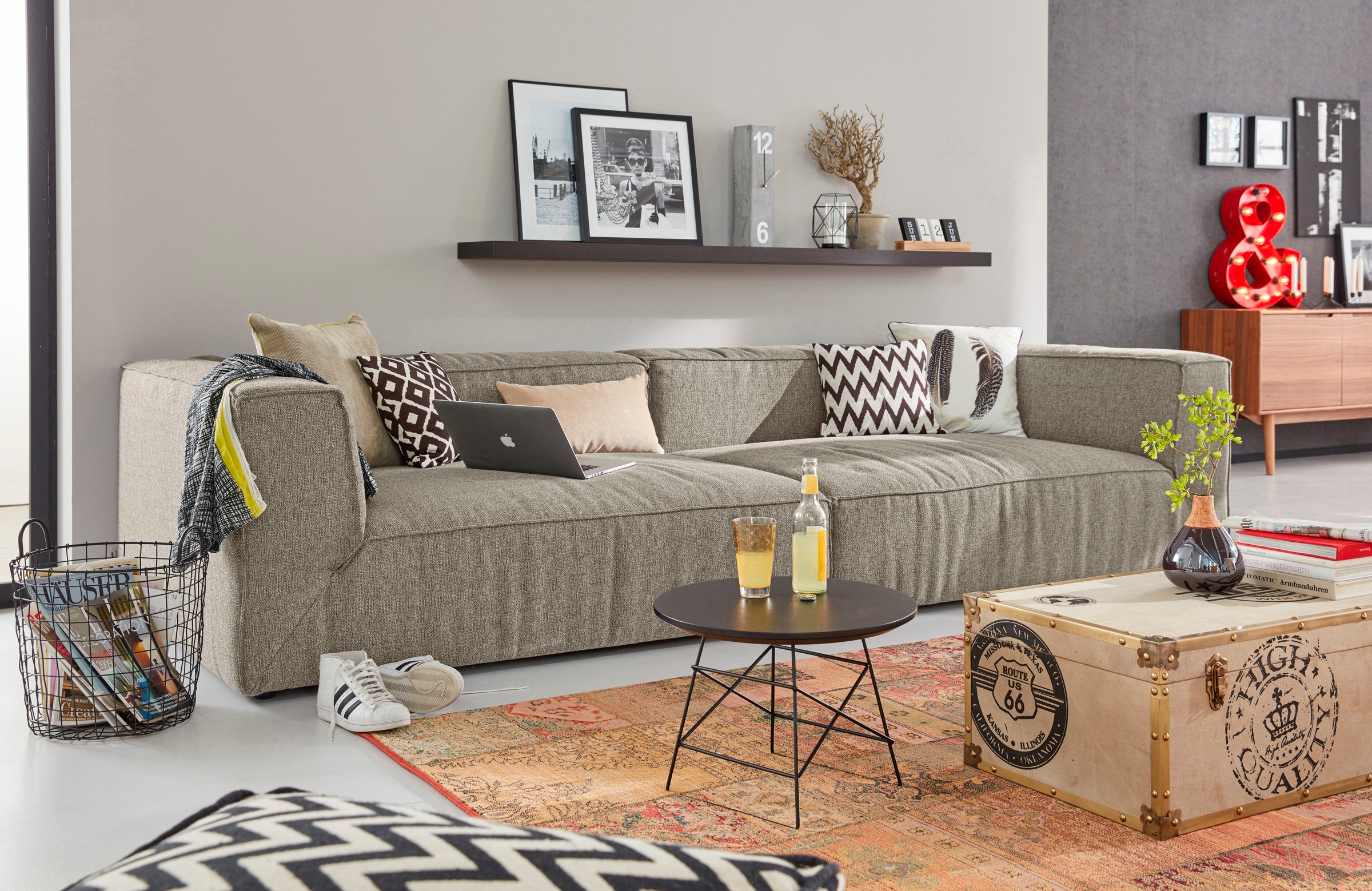 TOM TAILOR HOME Big-Sofa »BIG CUBE«, TOM TAILOR Big-Sofa >>BIG CUBE günstig online kaufen