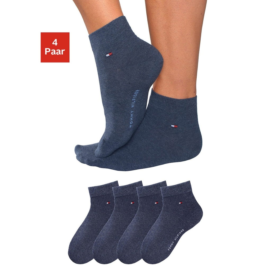 Tommy Hilfiger Kurzsocken, (4 Paar)