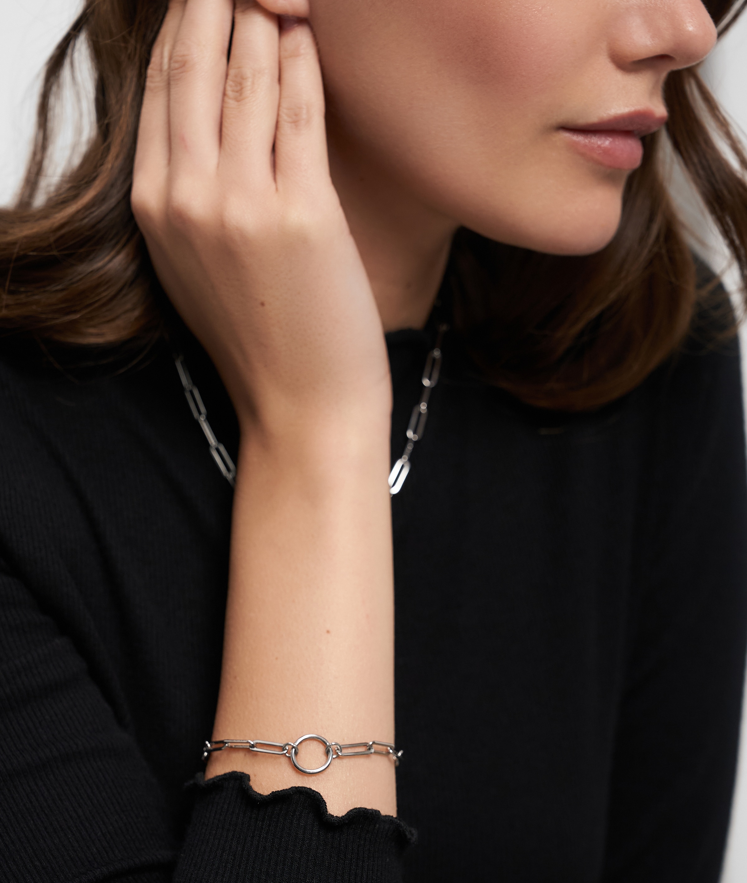 Tamaris Charm-Armband »Schmuck Geschenk Edelstahl Charm Armkette The Link Chain«