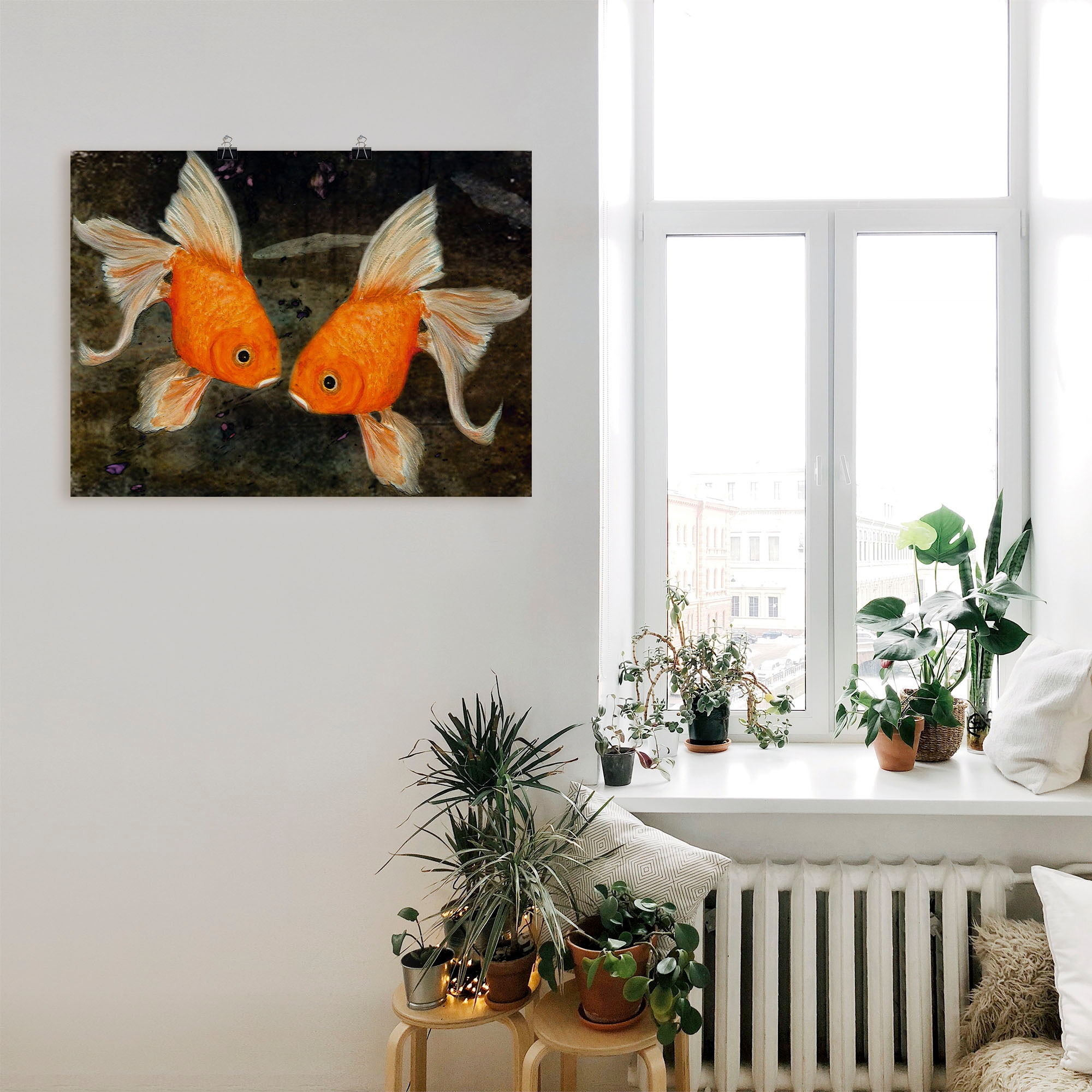 Artland Wandbild »Turtelfische«, Wassertiere, (1 St.), als Leinwandbild, Poster, Wandaufkleber in verschied. Größen