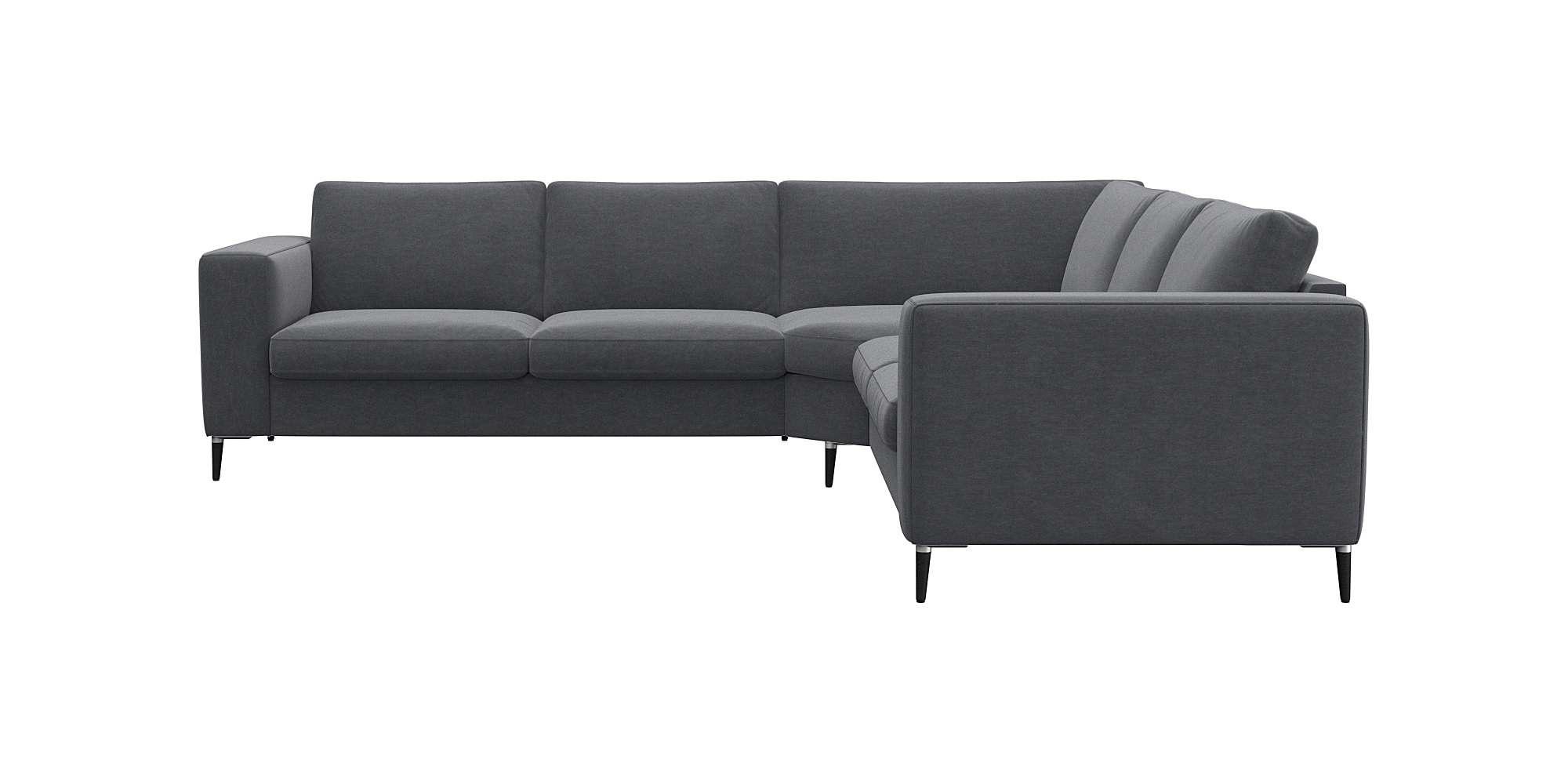 FLEXLUX Ecksofa »Fiore, gleichschenklig, super Sitzkomfort durch Kaltschaum günstig online kaufen