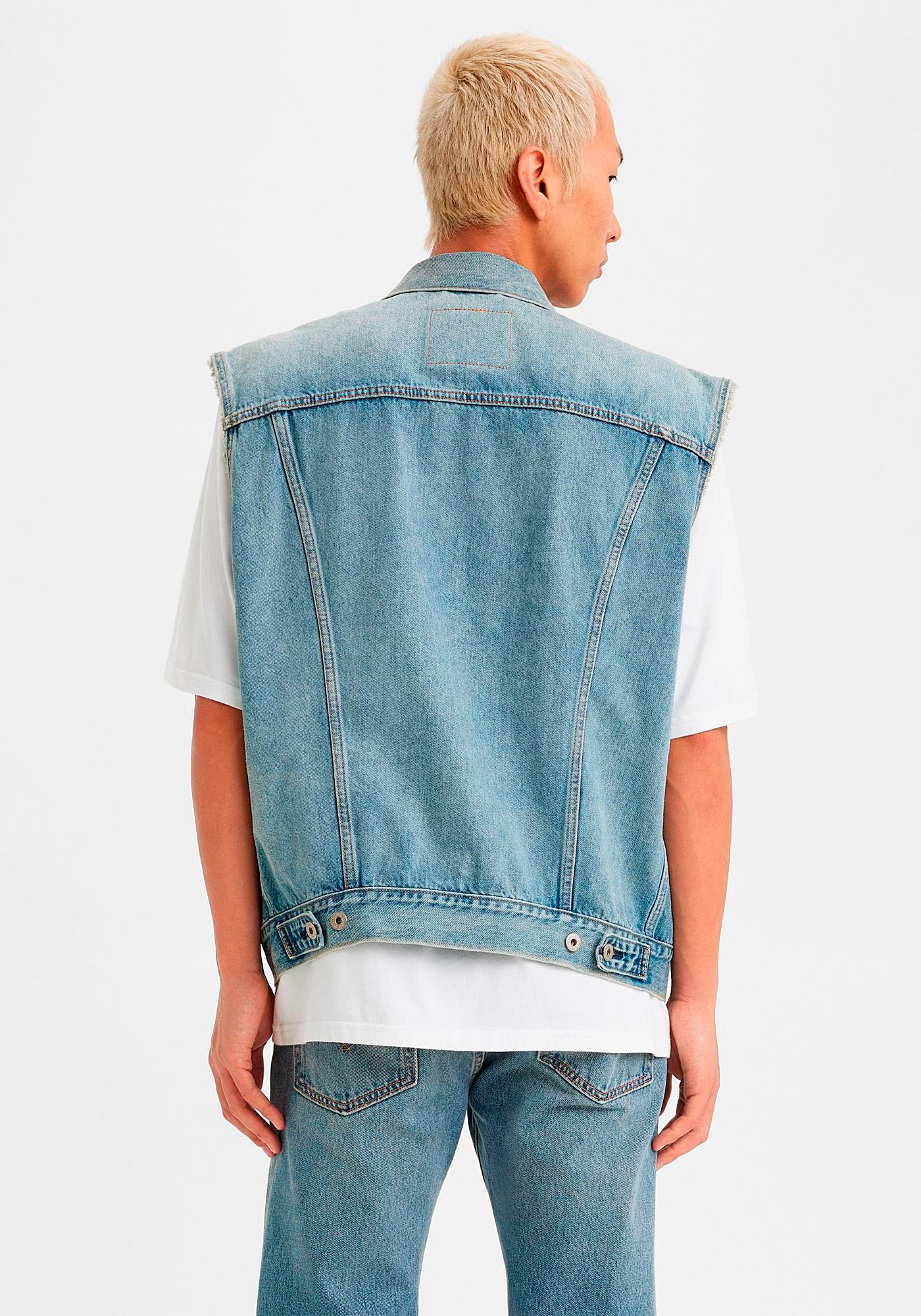 Levi's® Jeansweste »RELAXED TRUCKER VEST MED INDIGO - WORN IN«