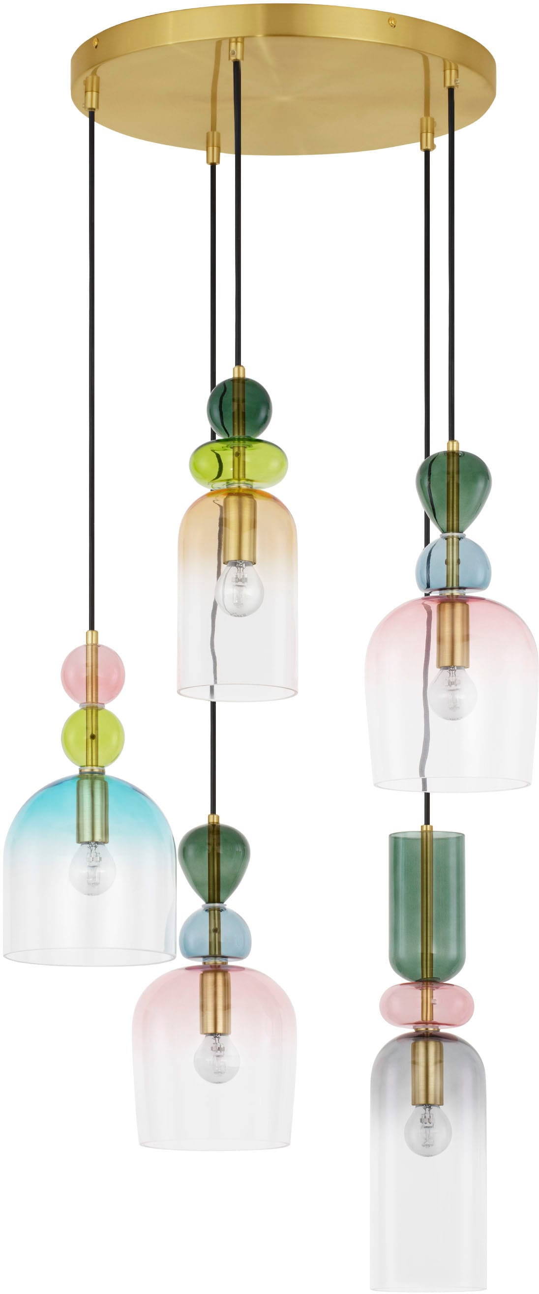 Nova Luce Hängeleuchten »MURANO« E14 1 Stk. Ohne Beleuchtung günstig online kaufen