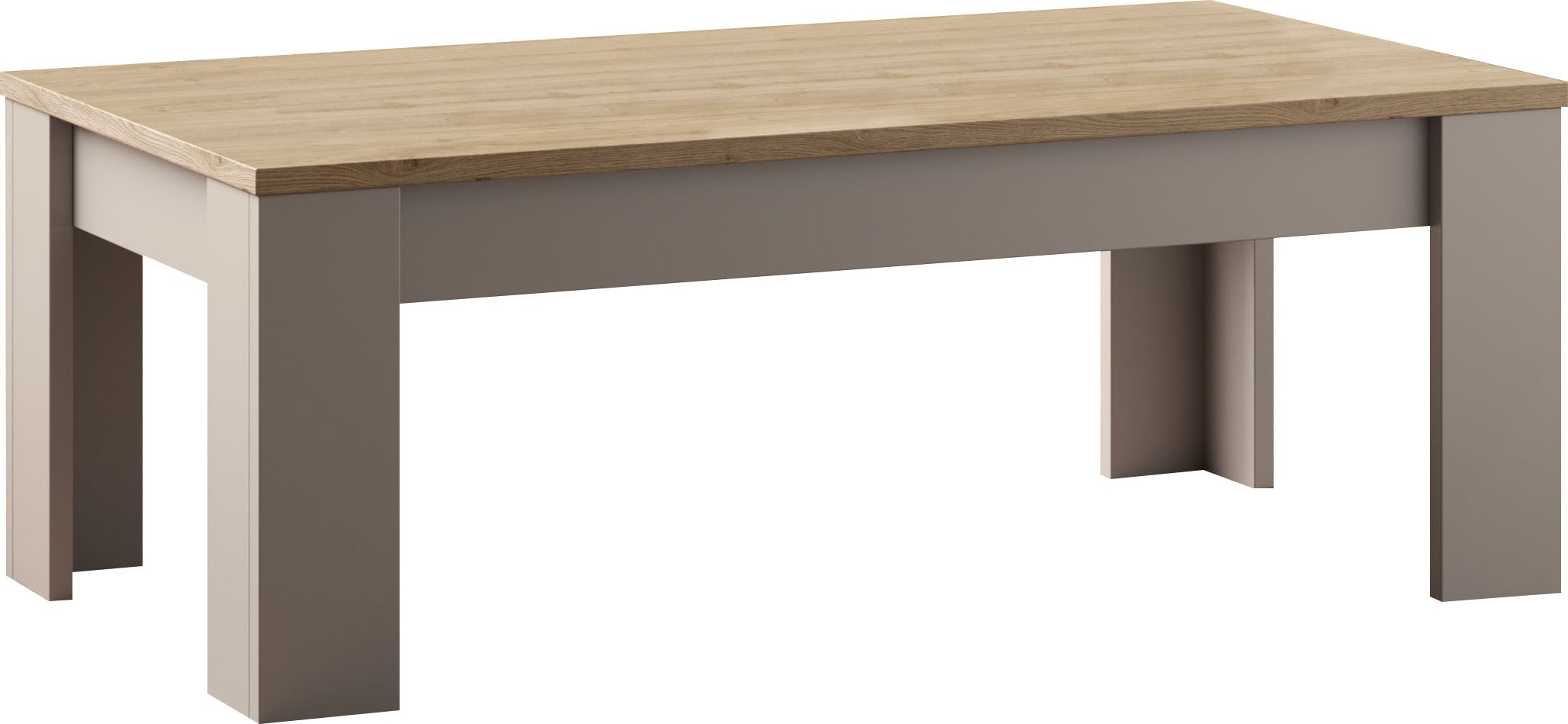 INOSIGN Couchtisch »Gent 122 x 65 cm, Sofatisch, Wohnzimmertisch, Kaffeetisch«, moderner rechteckiger Couchtisch, zweifarbig