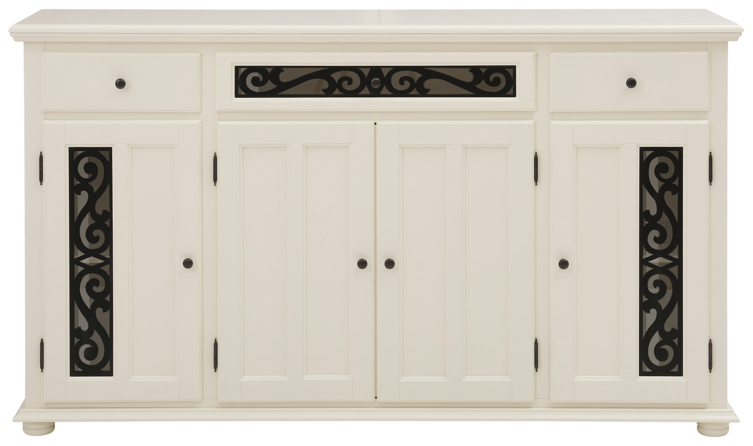 Home affaire Sideboard »Arabesk«, Kommode mit dekorativen Fräsungen, Breite 171 cm