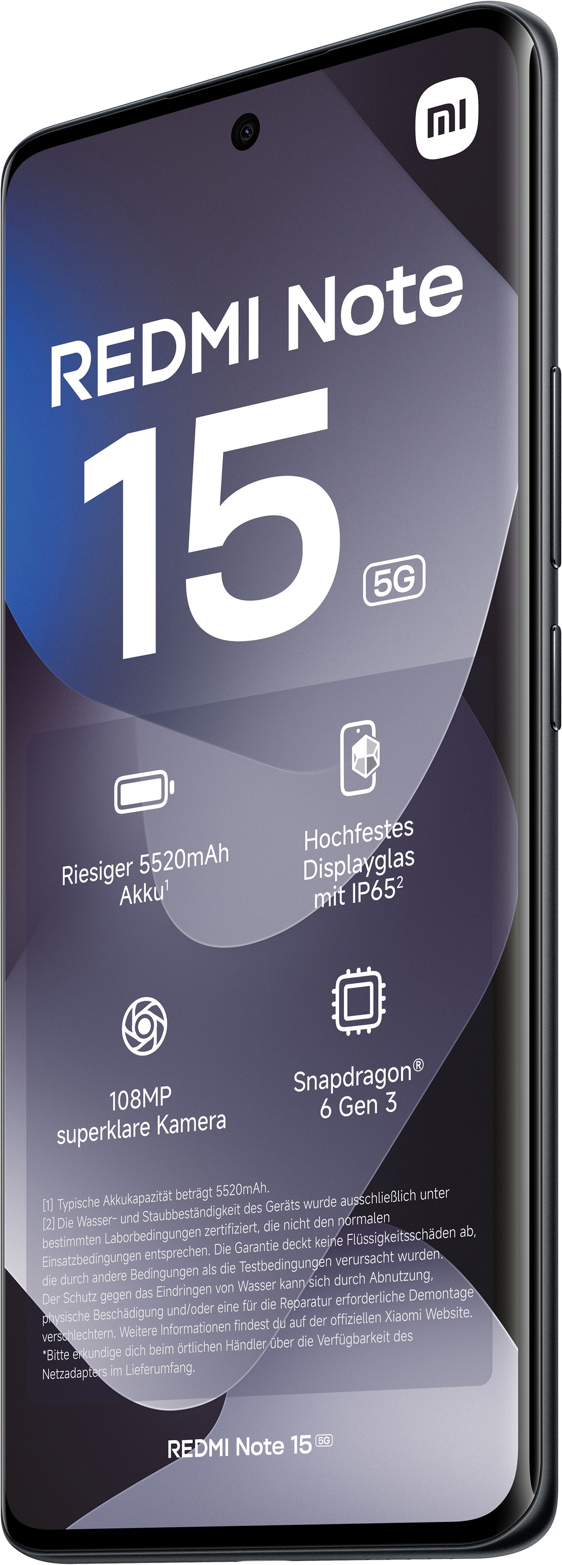 Xiaomi Smartphone »Redmi Note 15 5G 6+128« Black