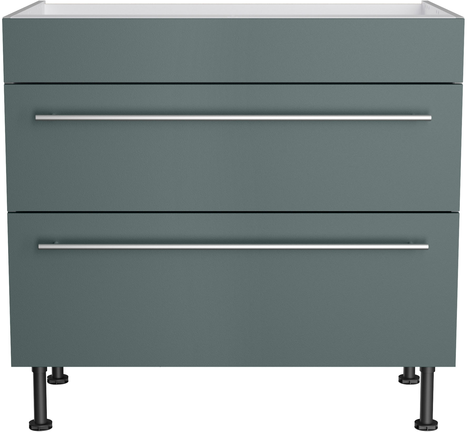 OPTIFIT Kochfeldumbauschrank »Bern2«, Breite 90 cm, Kochfeldumbauschrank, 2 Auszügen, 1 feste Blende