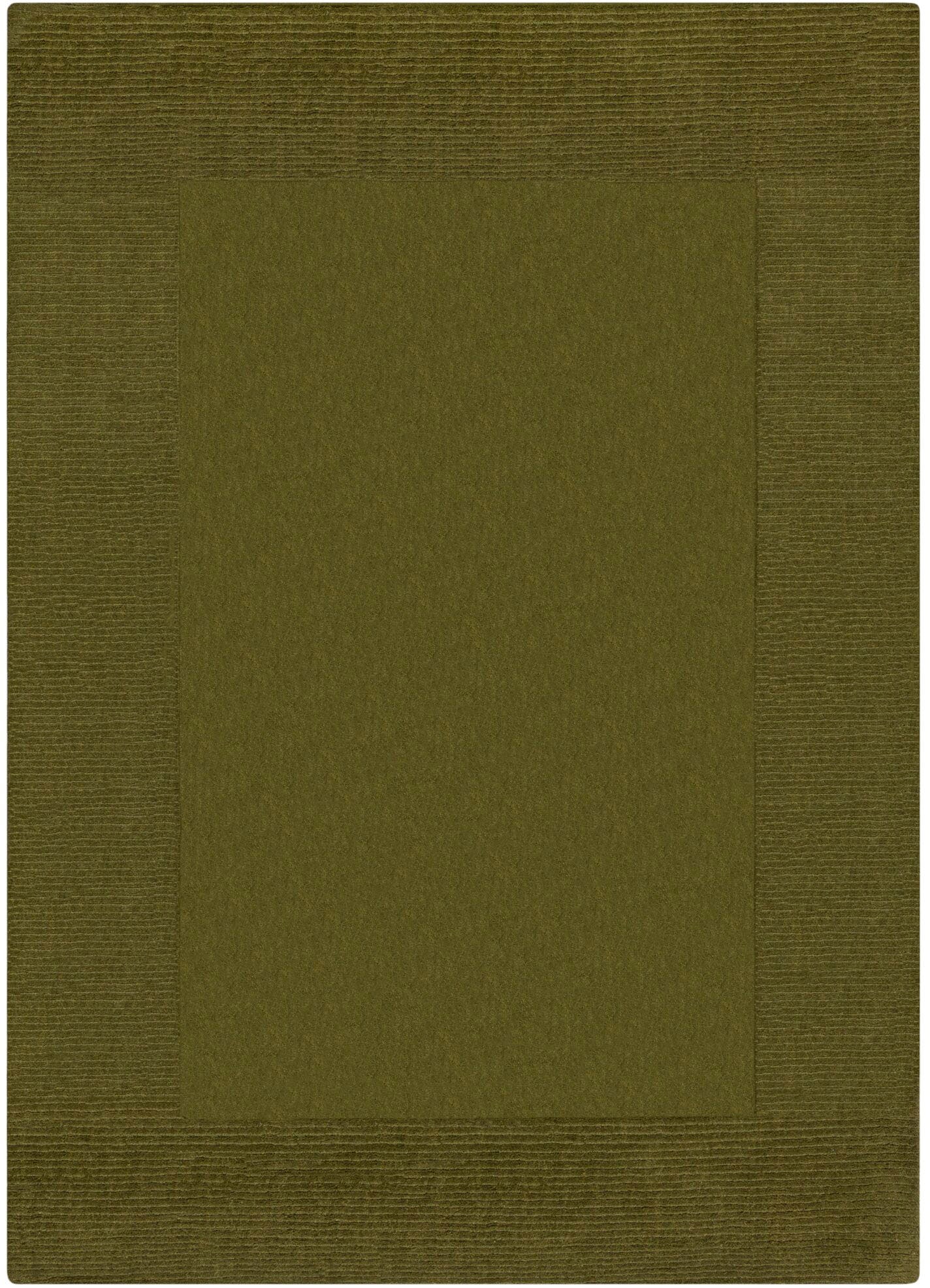 Wollteppich „Tuscany“, rechteckig Grün 8 mm B/L: 160 cm x 230 cm – 8 mm