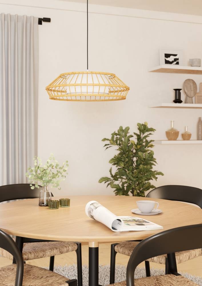 EGLO Hängeleuchte »YUKU-Z«, 1 flammig, Leuchtmittel LED-Modul | LED fest integriert, Hängelampe, ZigBee, App und Sprachsteuerung Alexa, RGB, dimmbar