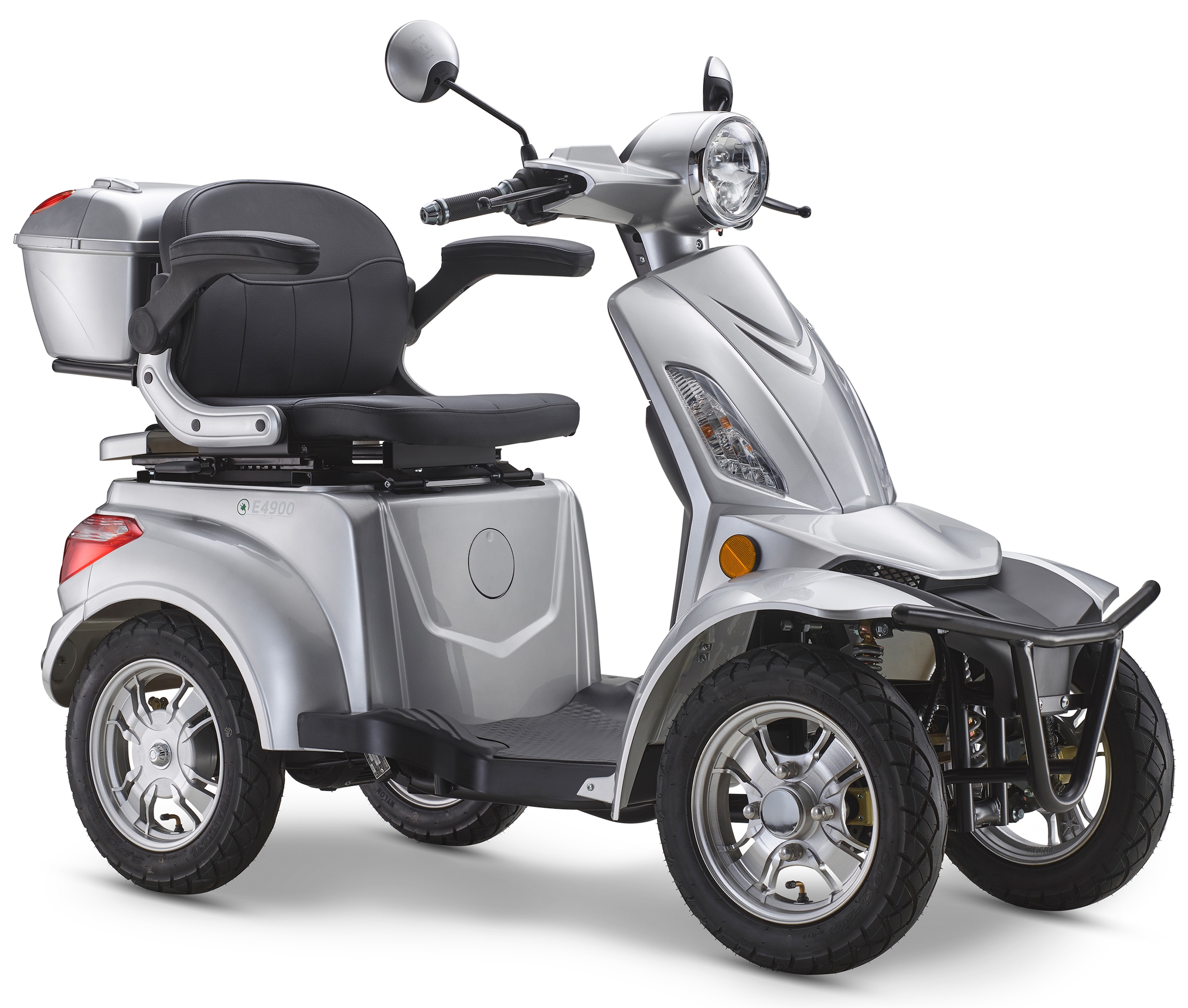 Luxxon Elektromobil »LuXXon Seniorenmobil E4900« 20 km/h Elektromobil mit Topcase, ohne Helmpflicht,  1.000 W, Seniorenmobil mit 4 Räder, Elektroroller für Senioren