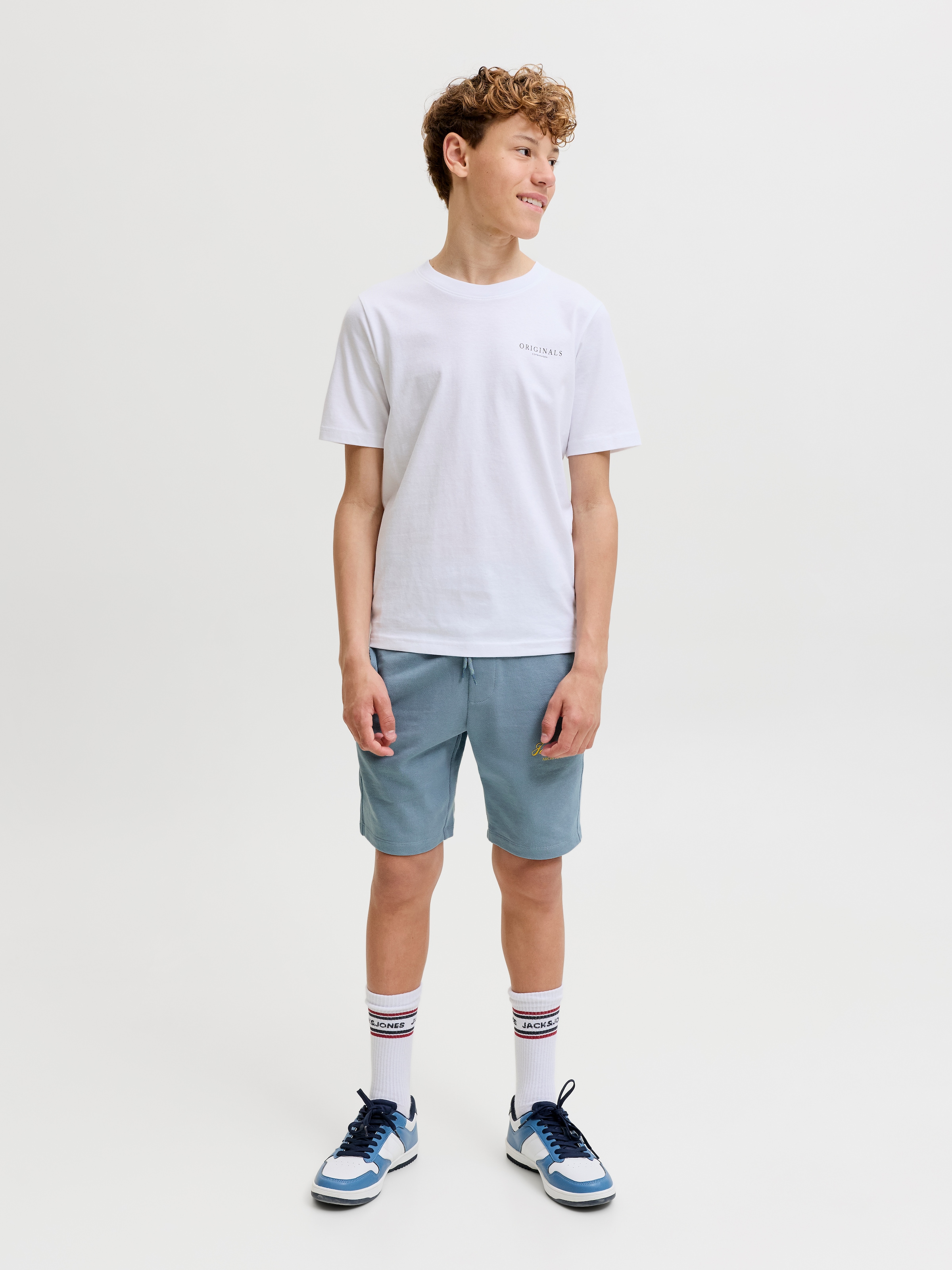 Jack & Jones Junior Sweatshorts »JPSTGORDON ARCHIVE COLOR SWEAT SHO JNR«  Baumwollmischung, normal geschnitten