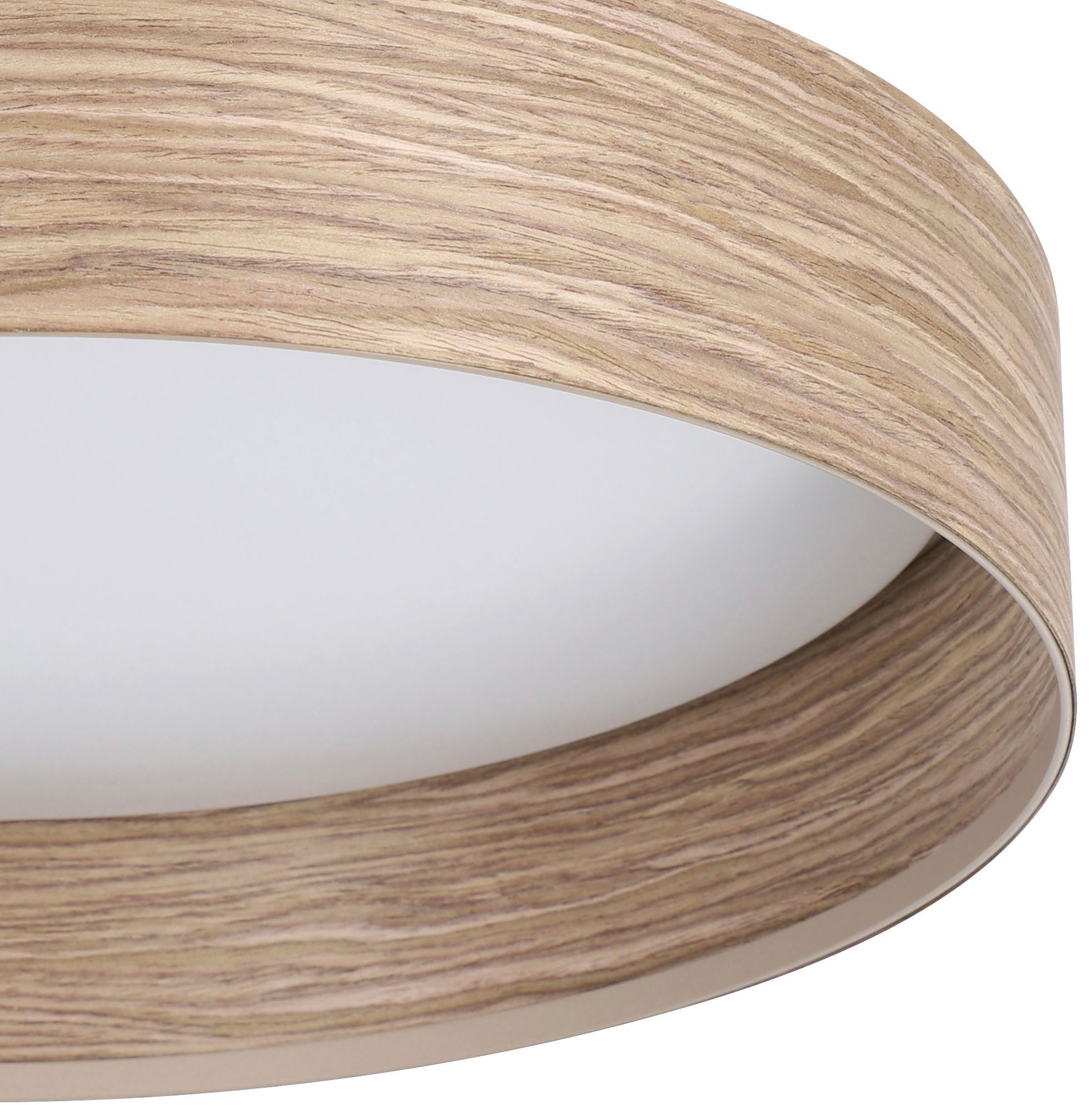 EGLO Deckenleuchte »LUPPINERIA«, Leuchtmittel LED-Modul | LED fest integriert, Deckenleuchte in sand und weiß aus Stahl, Kunststoff - 24W - Warmweiß